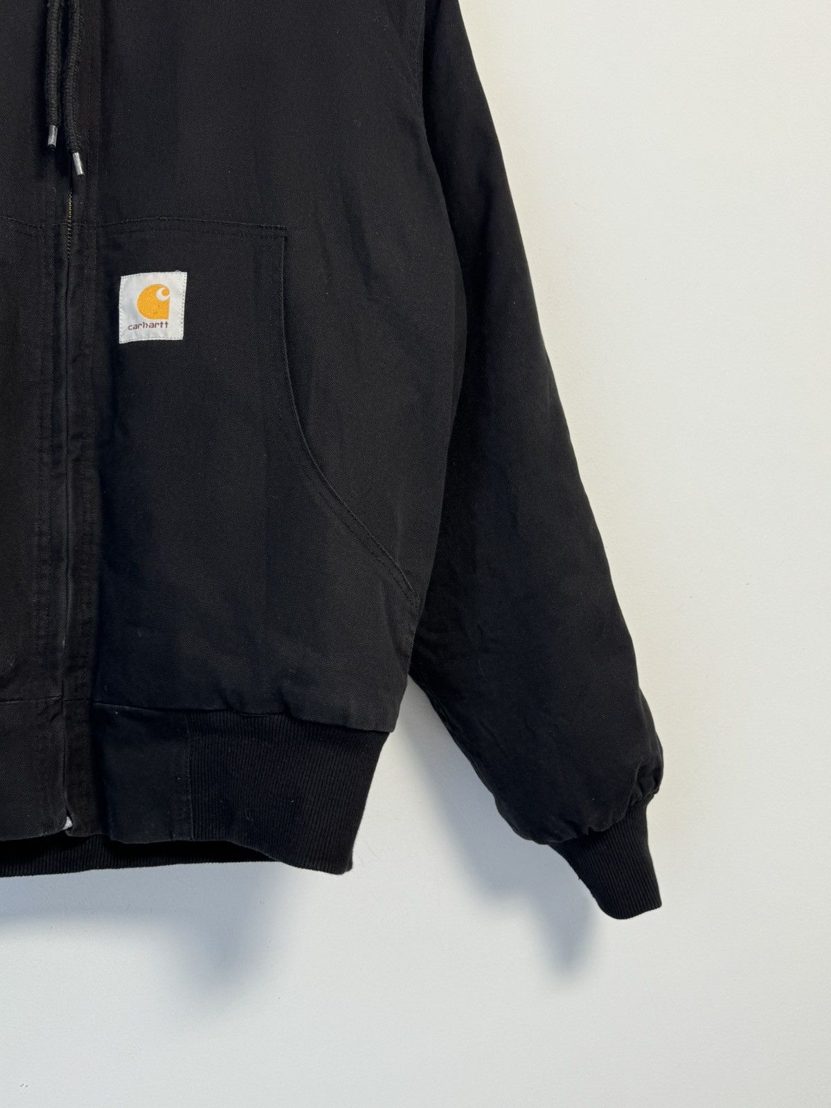 Carhartt Carhartt Vintage Hooded Active Jacket Full Zip Workwear Size US M / EU 48-50 / 2 - 2 Thumbnail
