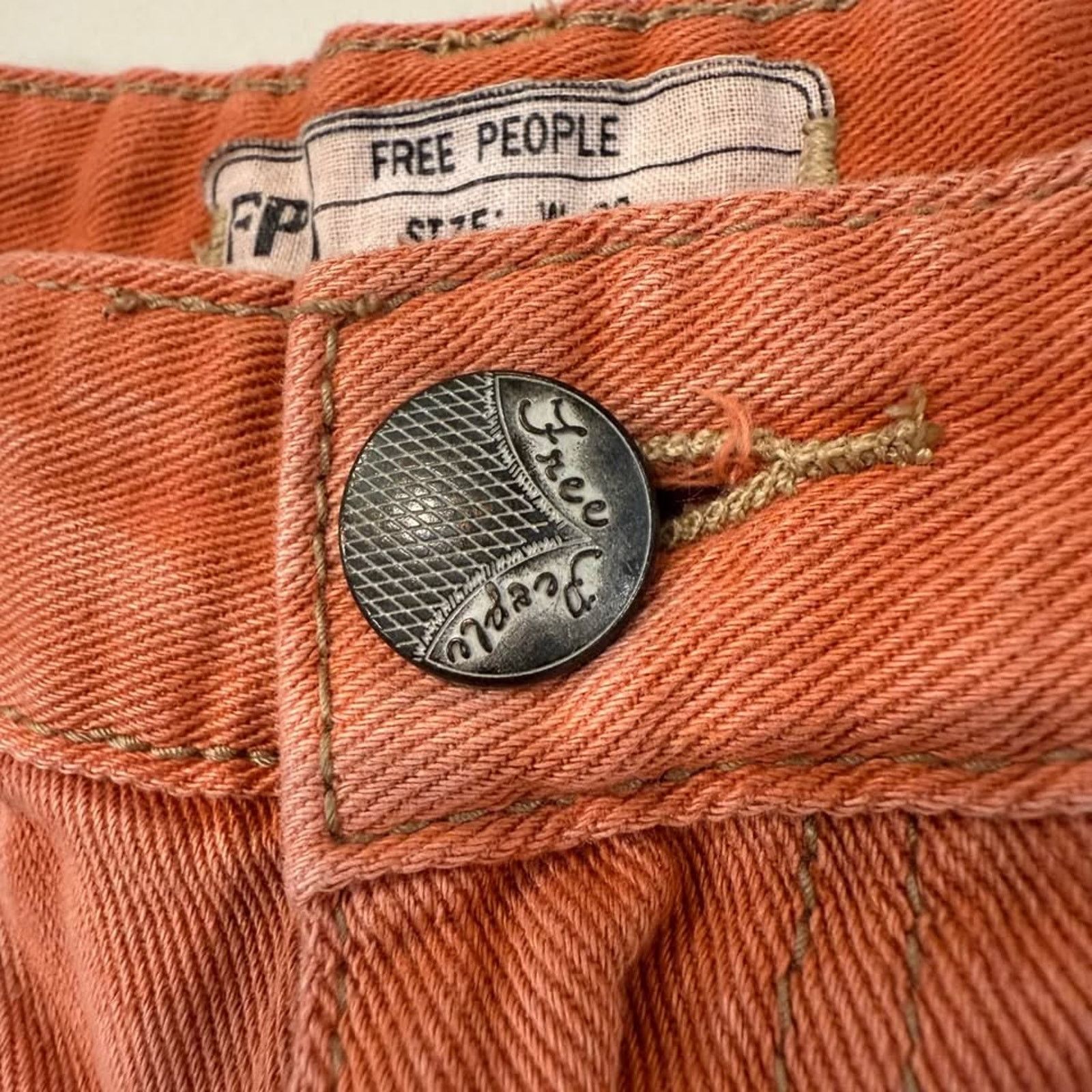Free People Free People Raw Hem CutOff Denim Jean Shorts Womens 30 Faded Size 30" / US 8 / IT 44 - 3 Thumbnail