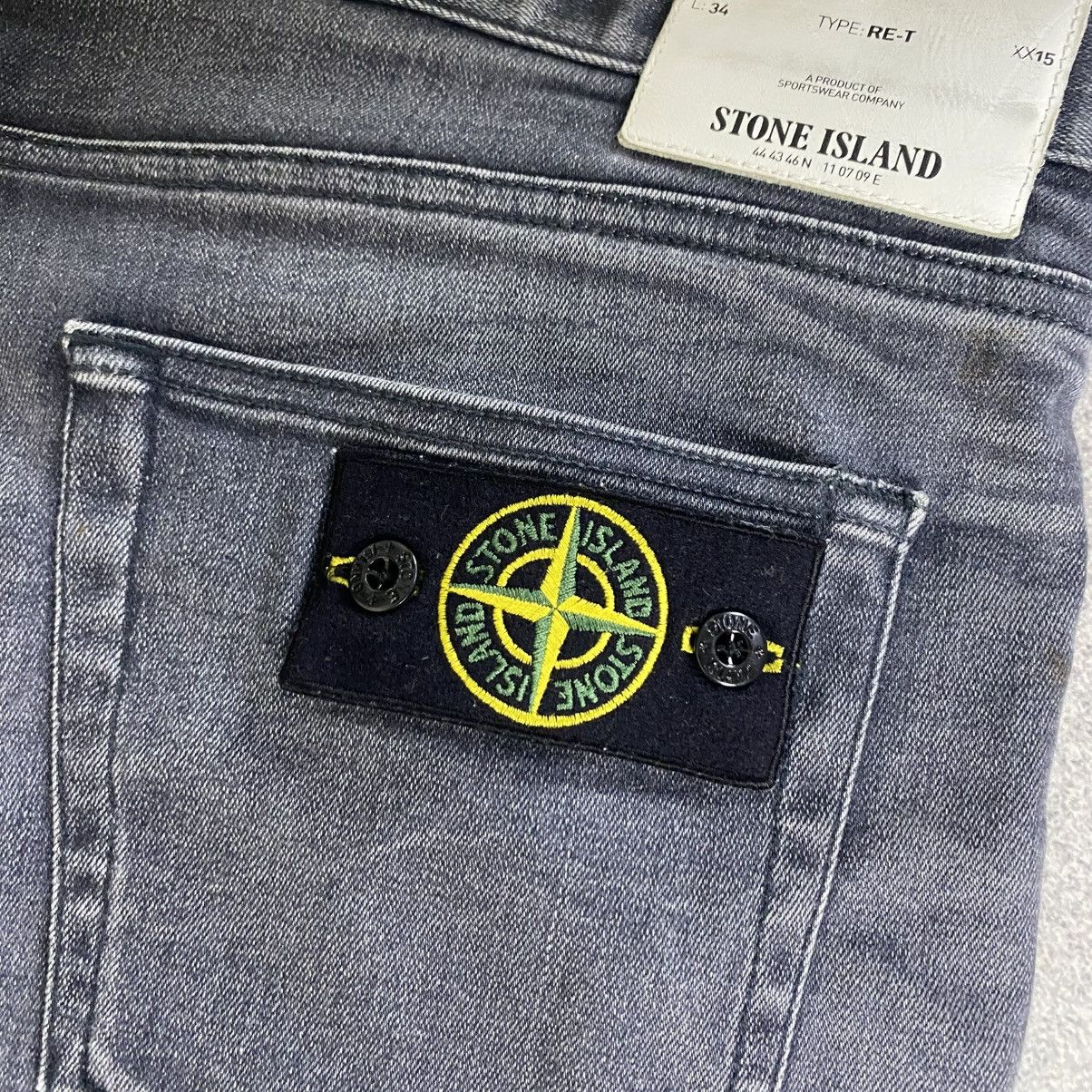 Stone Island Vintage Stone Island Jeans denim Size US 34 / EU 50 - 5 Thumbnail