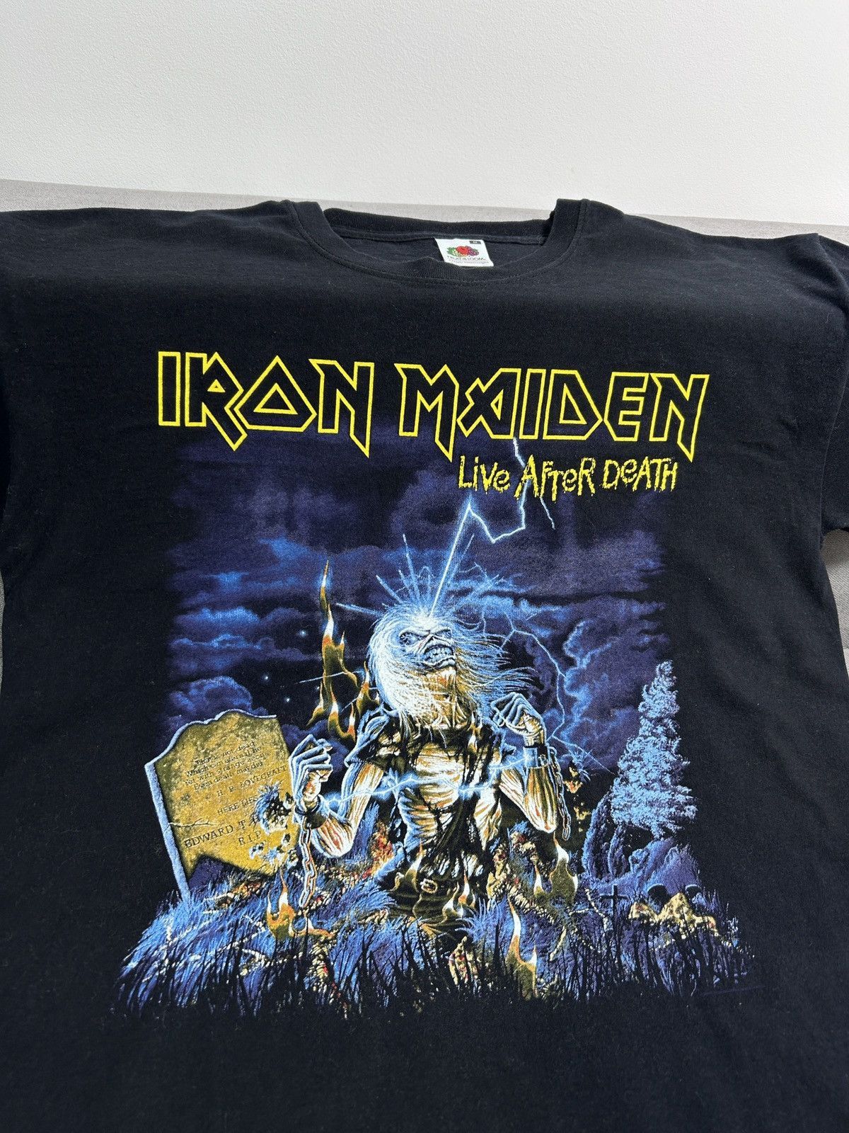 Other Iron Maiden Life After Death Black Vintage Tee Size US M / EU 48-50 / 2 - 7 Thumbnail
