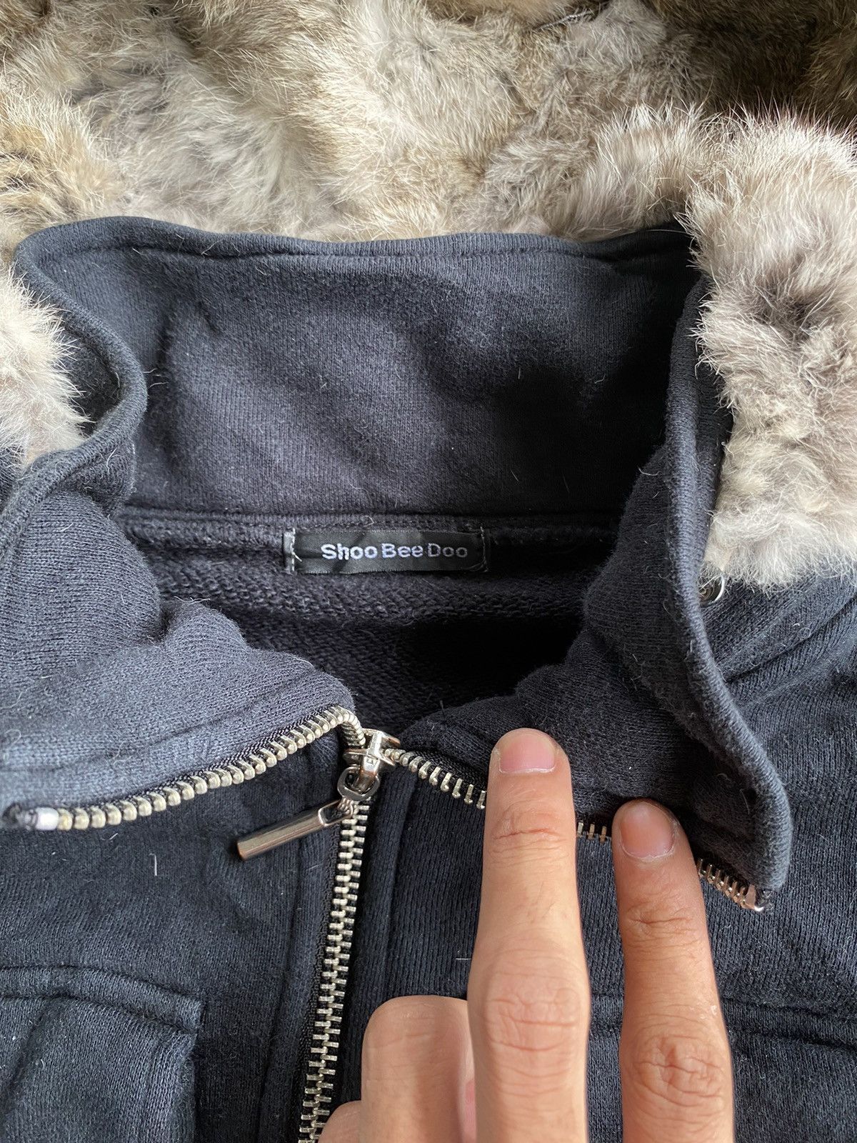 If Six Was Nine × Le Grande Bleu (L.G.B.) Sick Shoo Bee Doo with fur hoodie y2k ifsixwasnine style Size US S / EU 44-46 / 1 - 6 Thumbnail