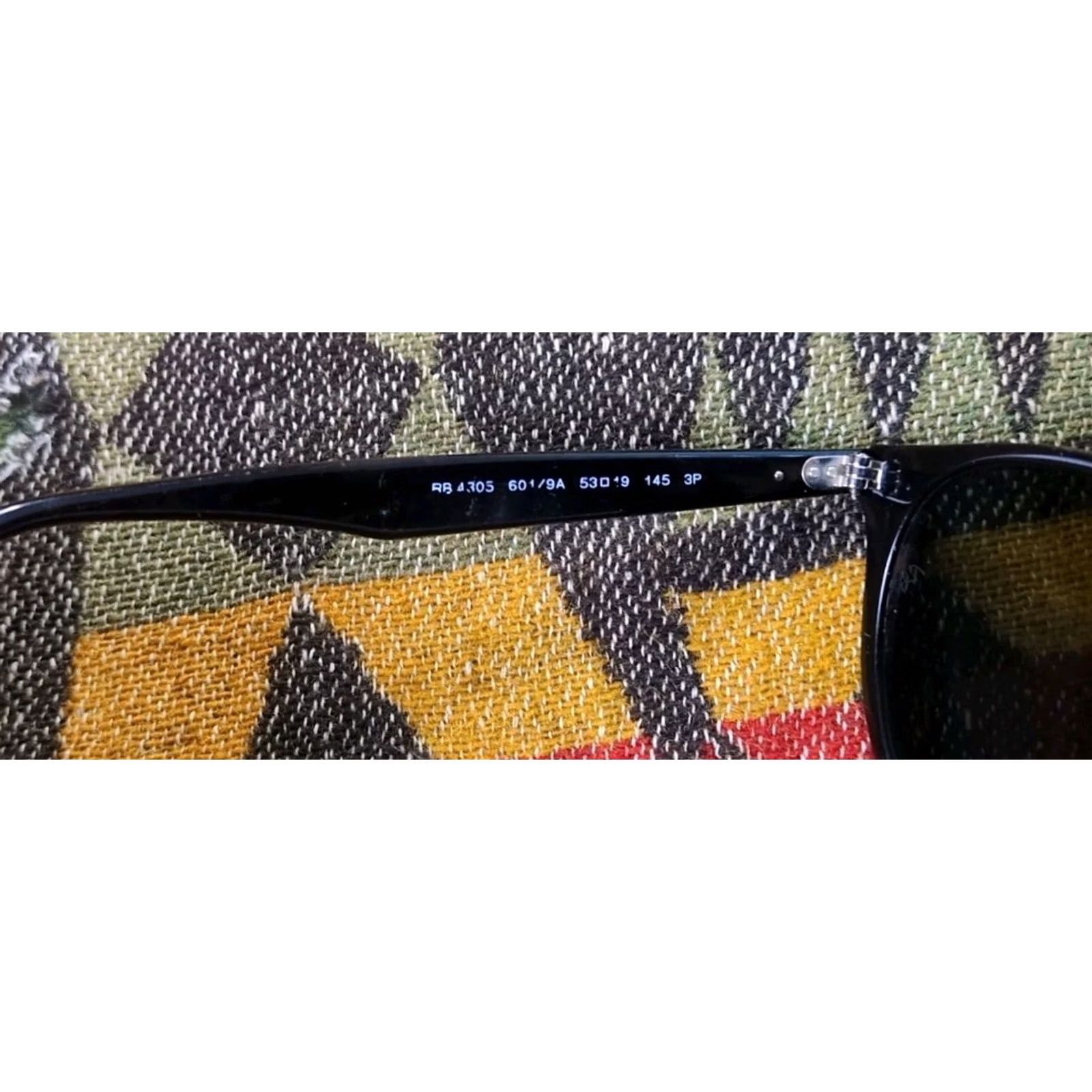Vintage Ray-Ban Sunglasses RB4305 Havana Black Tortoise Shell Plastic Round Unisex Adults Made In Italy (Frames Only) Size ONE SIZE - 7 Thumbnail