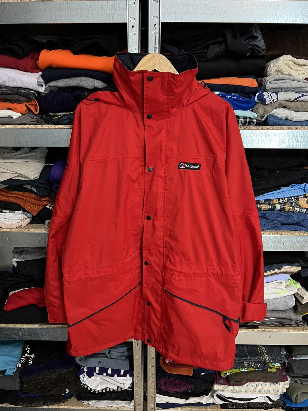 Berghaus × Vintage Berghaus Driaqua Vintage Waterproof Jacket Sz 16 Breathable Size L / US 10 / IT 46 - 1 Thumbnail