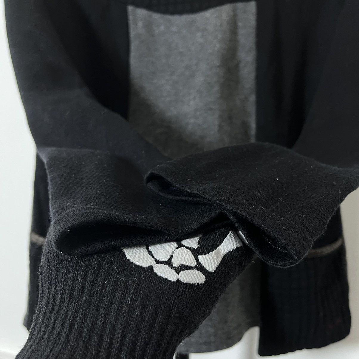 Japanese Brand Asymmetrical Paneled Knit Top – Avant-Garde Style Size US M / EU 48-50 / 2 - 13 Thumbnail