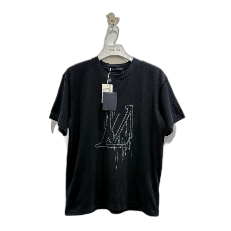 LV Louis Vuitton Logo Short Sleeve T-Shirt