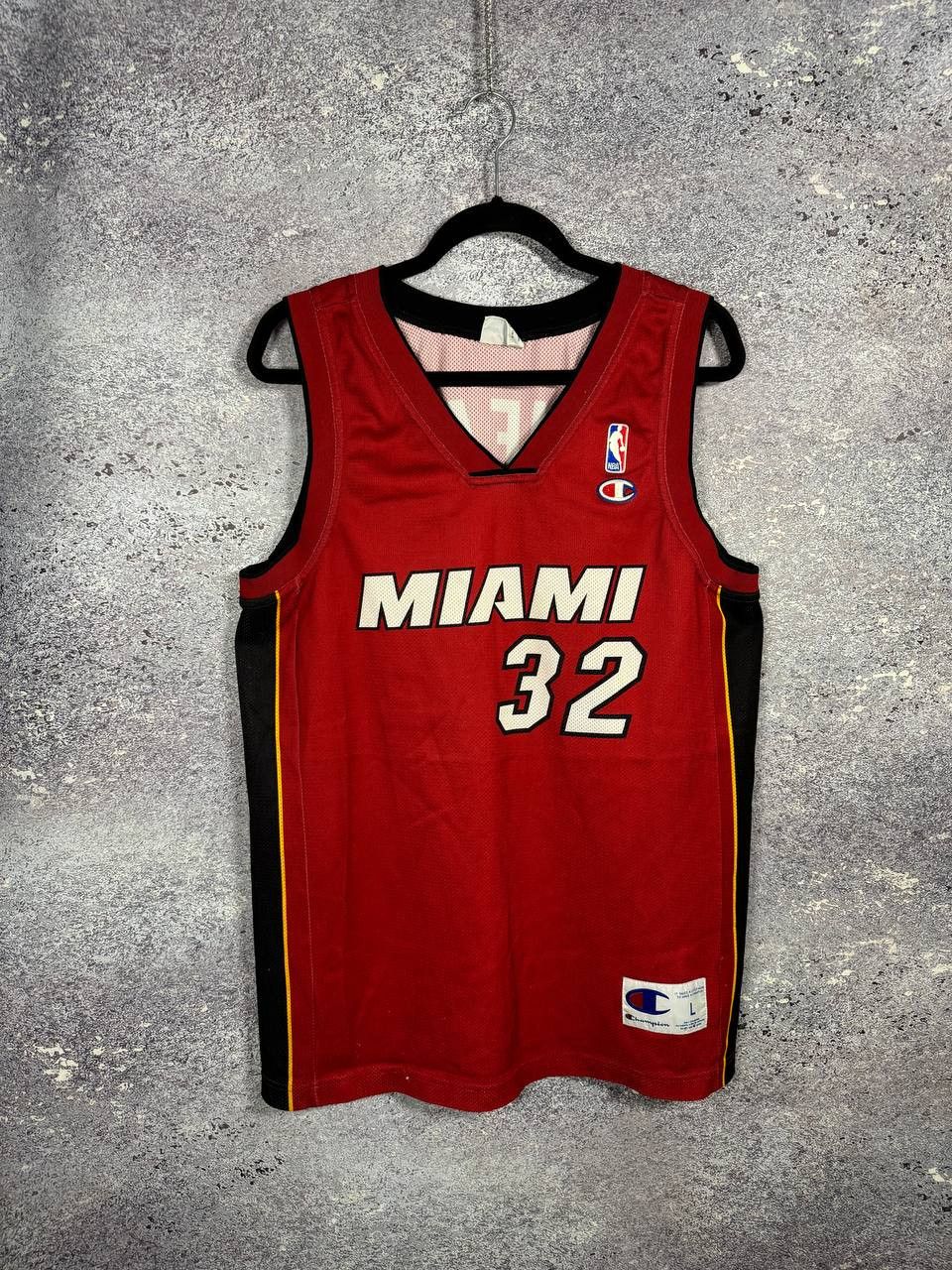 Champion × NBA O'NEAL 90's Miami Heat NBA Jersey Large Size US L / EU 52-54 / 3 - 1 Thumbnail