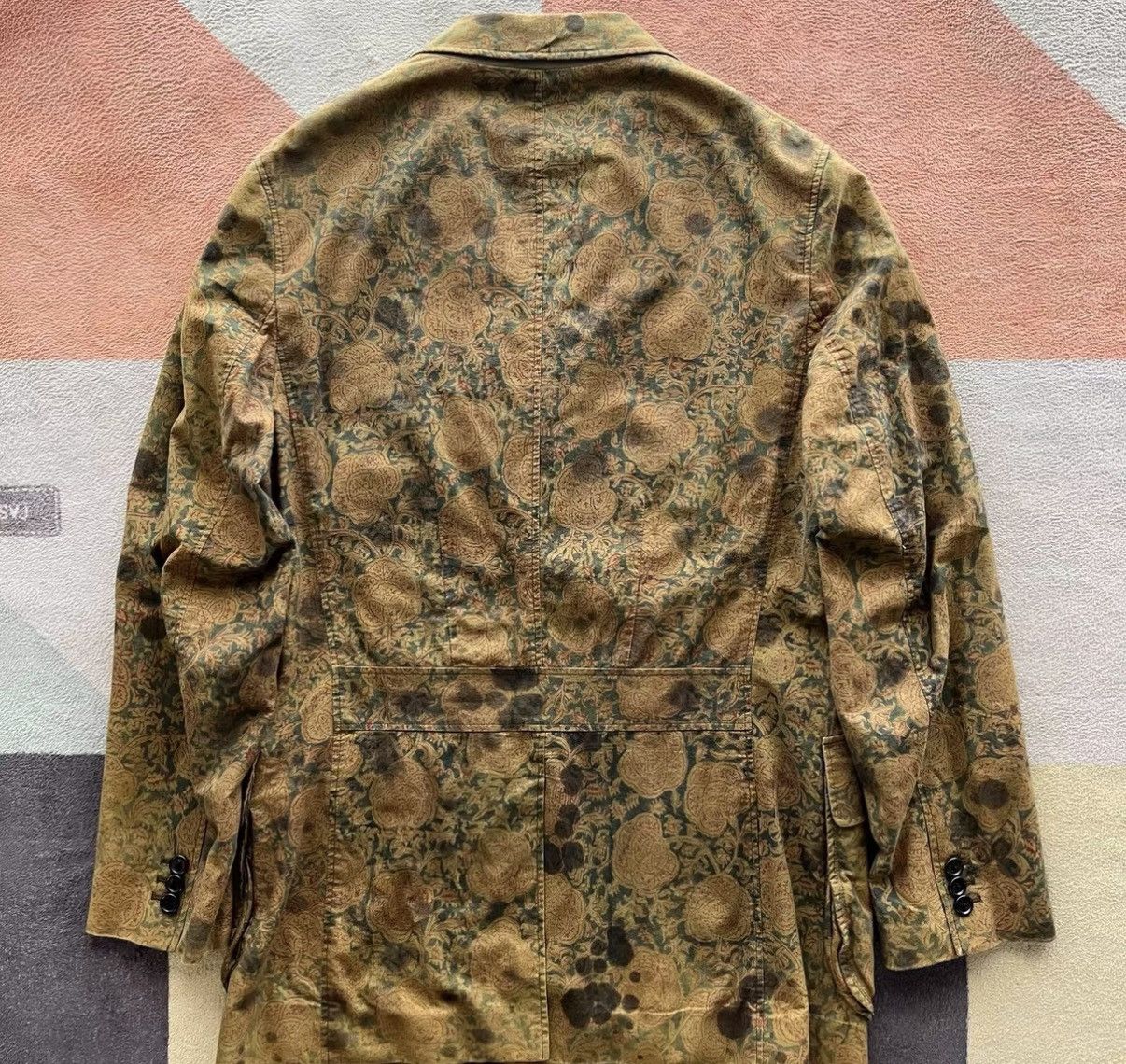 Polo Ralph Lauren Ralph Lauren Distressed Print Hunting Jacket - Polo RL K22 Size US S / EU 44-46 / 1 - 2 Thumbnail