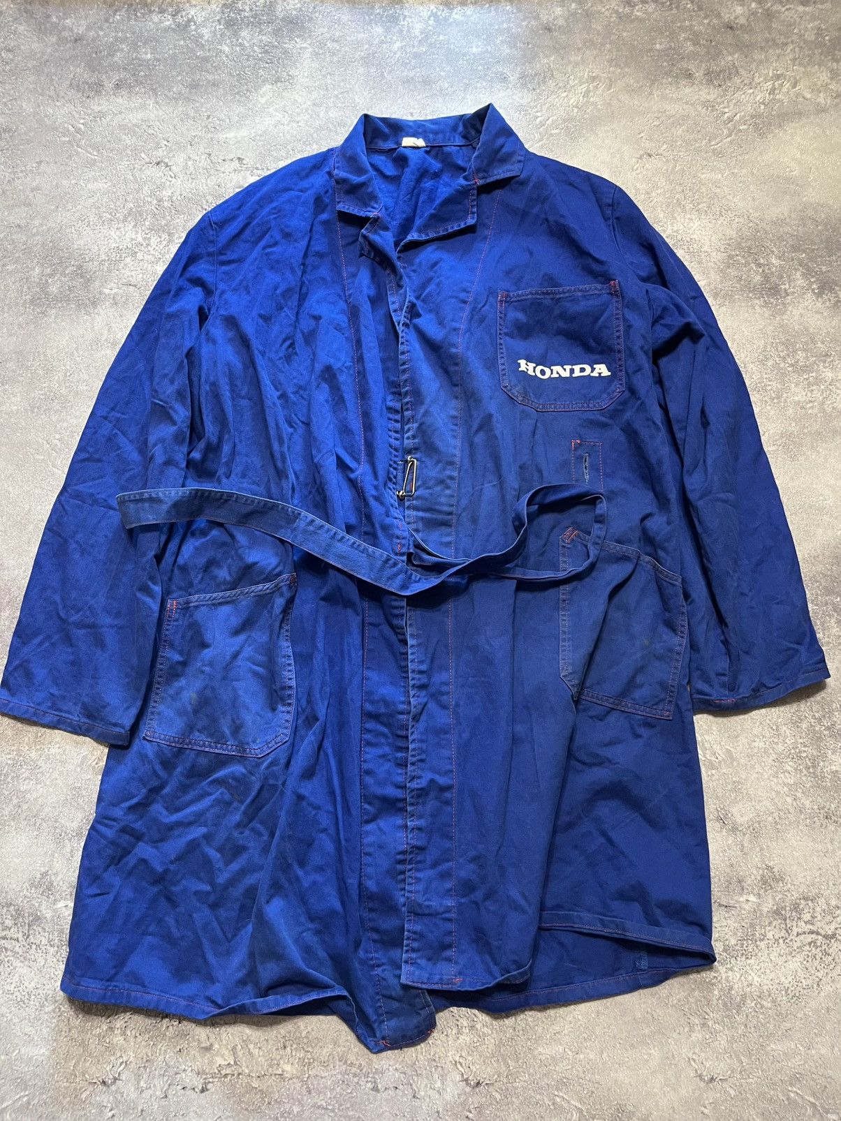 Honda Vintage Honda Mechanic Shop Coat Duster Jacket Size US XL / EU 56 / 4 - 1 Thumbnail