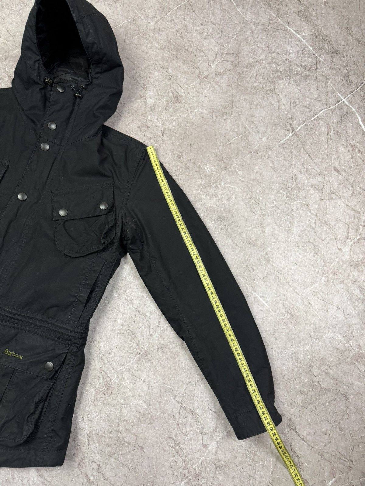 Barbour Barbour Retail Fog Parka Black Waxed Cotton Small Size US S / EU 44-46 / 1 - 15 Thumbnail