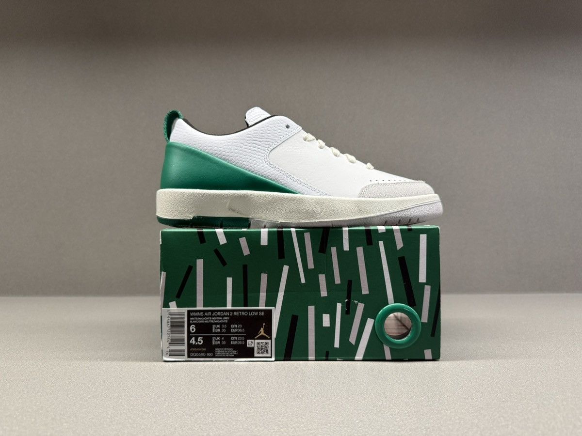 Jordan Brand × Nina Chanel Abney Jordan 2 Retro Low SE Nina Chanel Abney White Malachite W Size US 6 / IT 36 - 4 Thumbnail