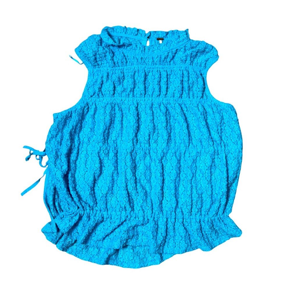 Free People Free People Blue Cinch Me Top Size S Size S / US 4 / IT 40 - 6 Thumbnail