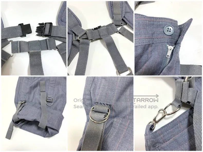 Other Comme Des Garcons size S Grey vintage parachute design ove Size 23" - 8 Thumbnail