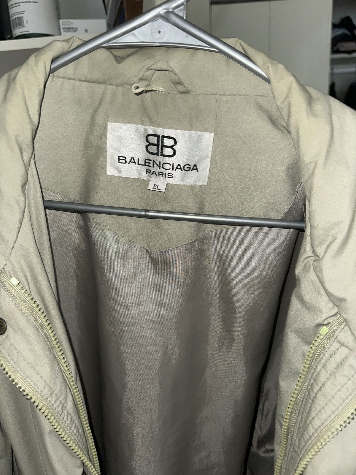 Balenciaga Balenciaga Tan Long Jacket Size US XL / EU 56 / 4 - 3 Thumbnail