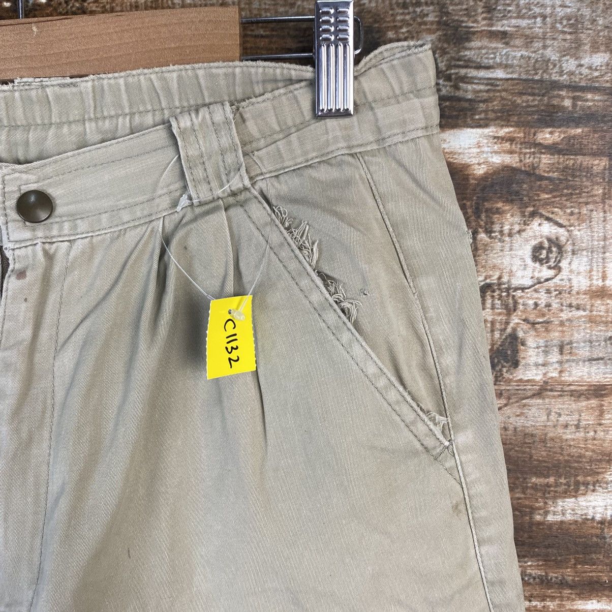 Japanese Brand DL Caral Beige Cargo Multipocket Pants #C1132 Size US 26 / EU 42 - 8 Thumbnail