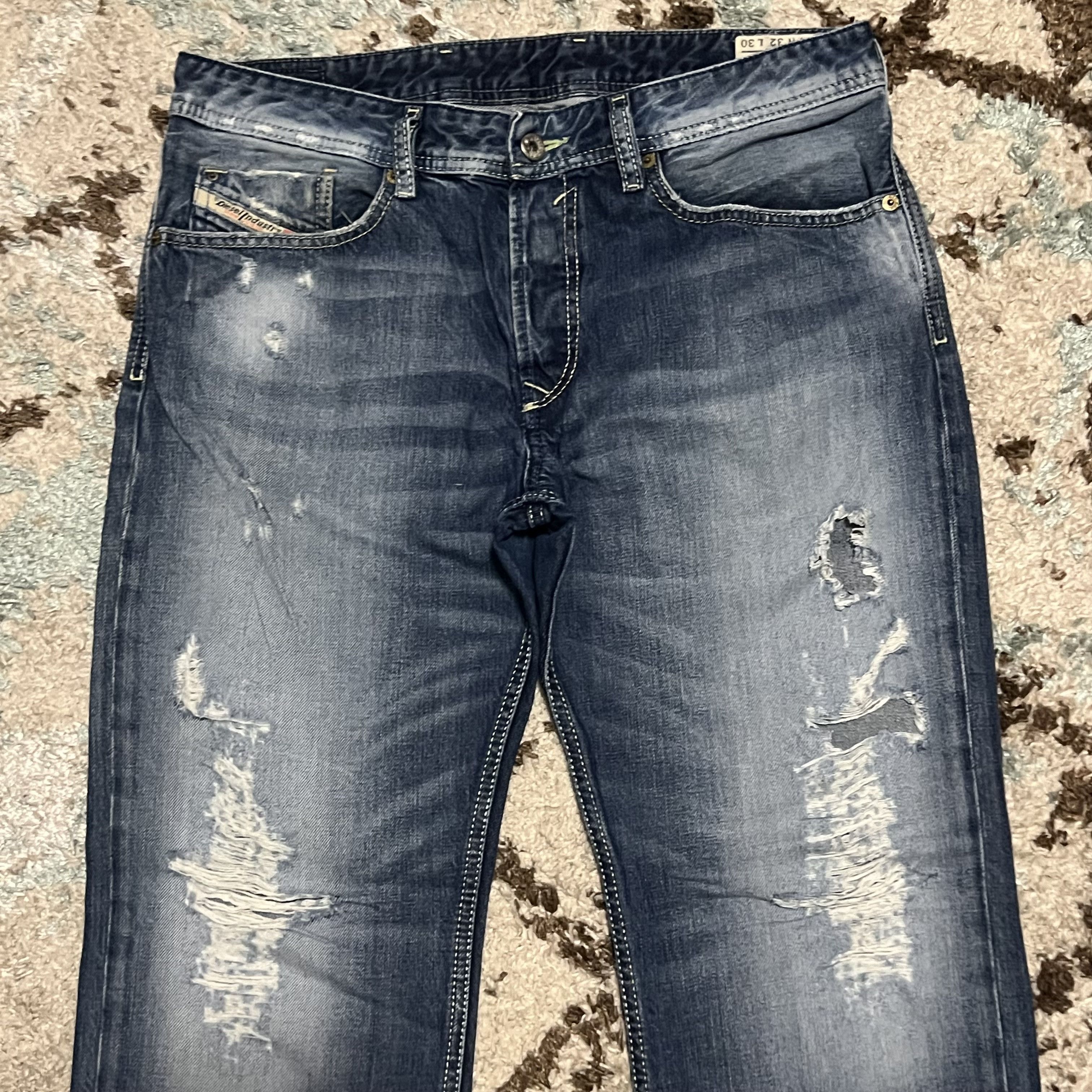 Diesel Diesel Industry Waykee Regular Straight Jeans 32x28 Size US 32 / EU 48 - 3 Thumbnail