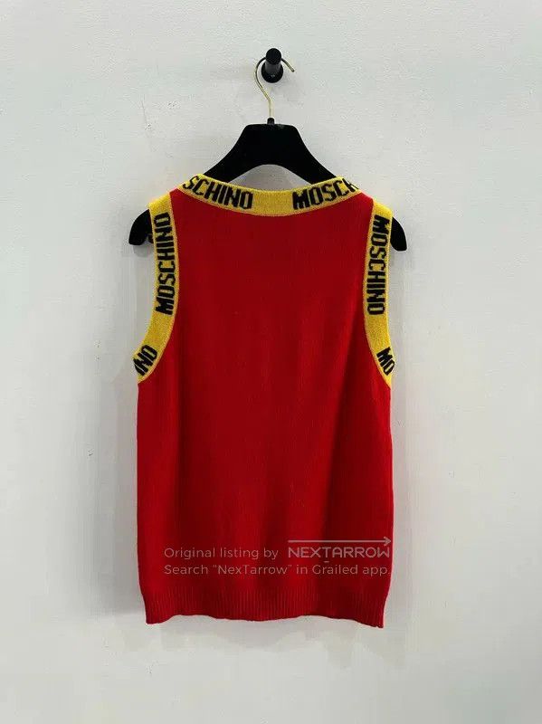 Moschino Moschino Red Wool Women’s Sleeveless Top . Size M / US 6-8 / IT 42-44 - 2 Thumbnail