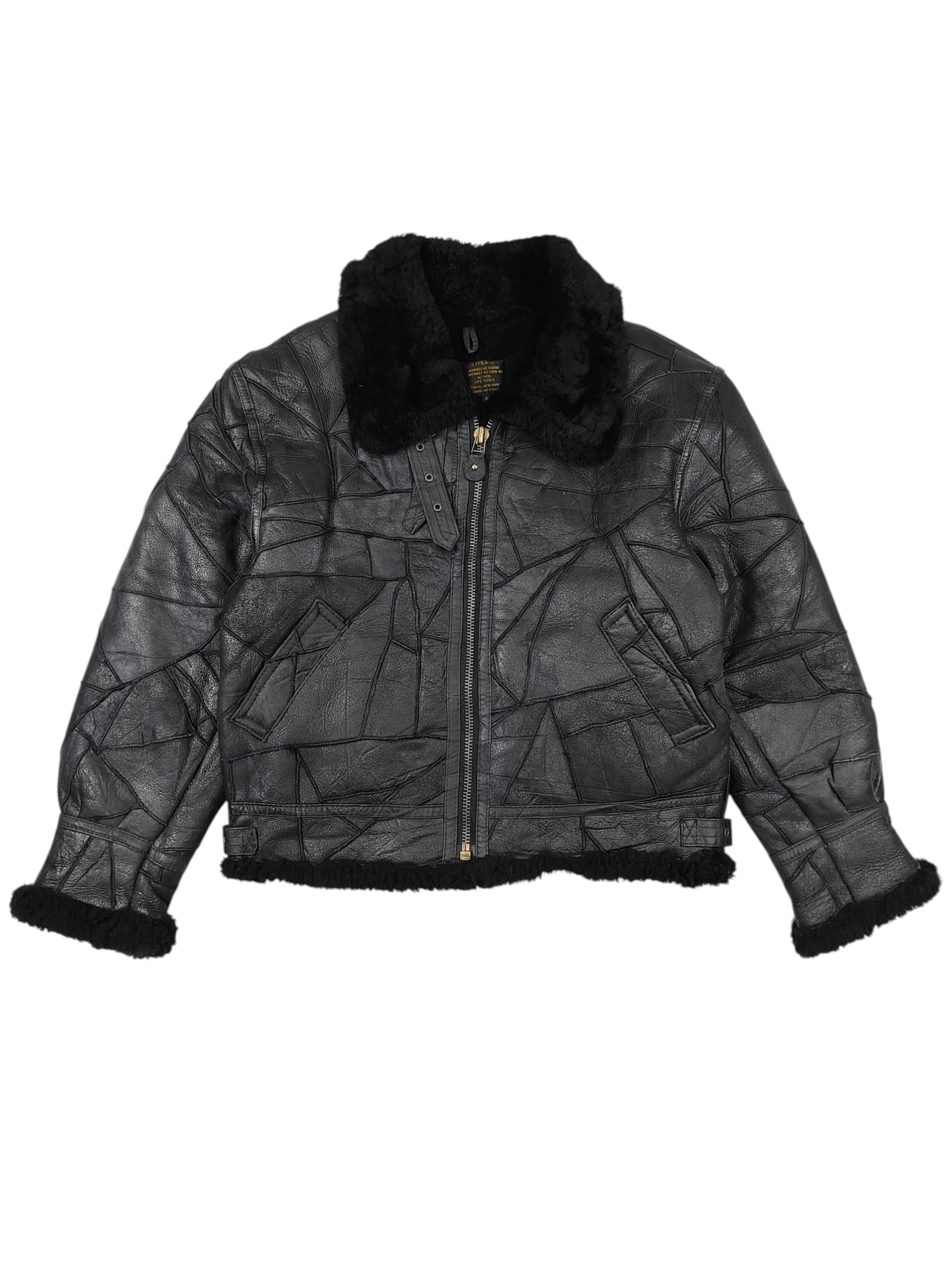 Vintage Vintage Us Air Force Distressed Flying Leather Jacket