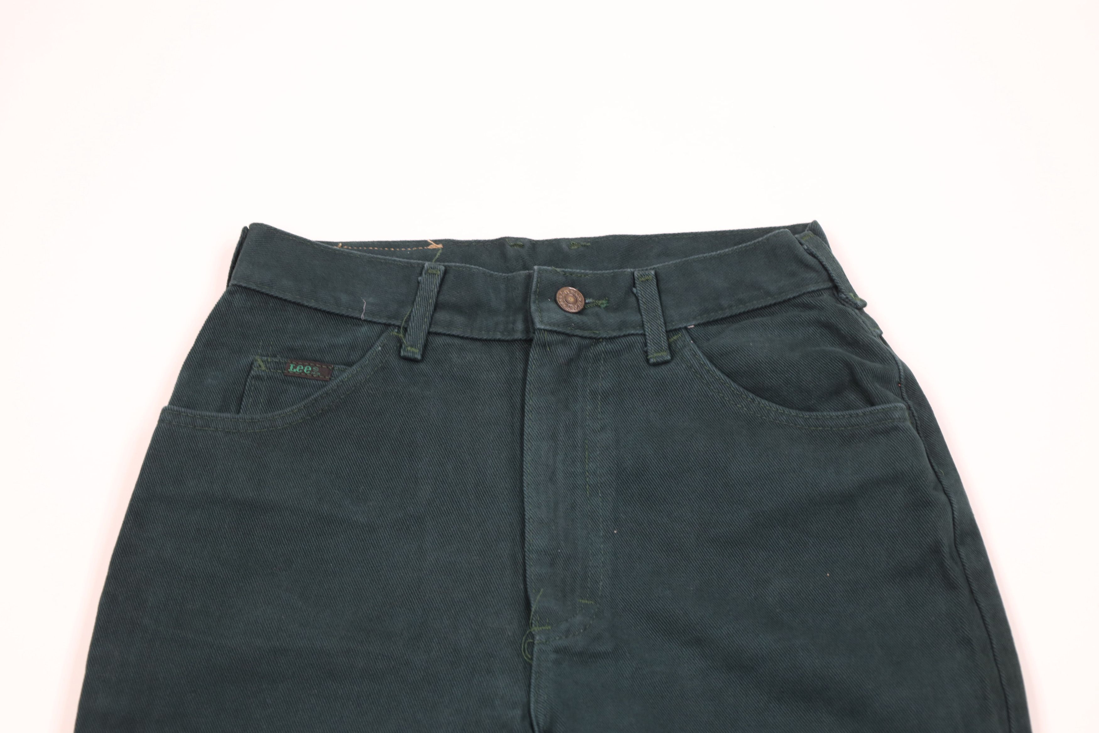 Lee Deadstock Vintage 90s Lee Fit Tapered Leg Jeans Green USA Size 30" / US 8 / IT 44 - 2 Thumbnail