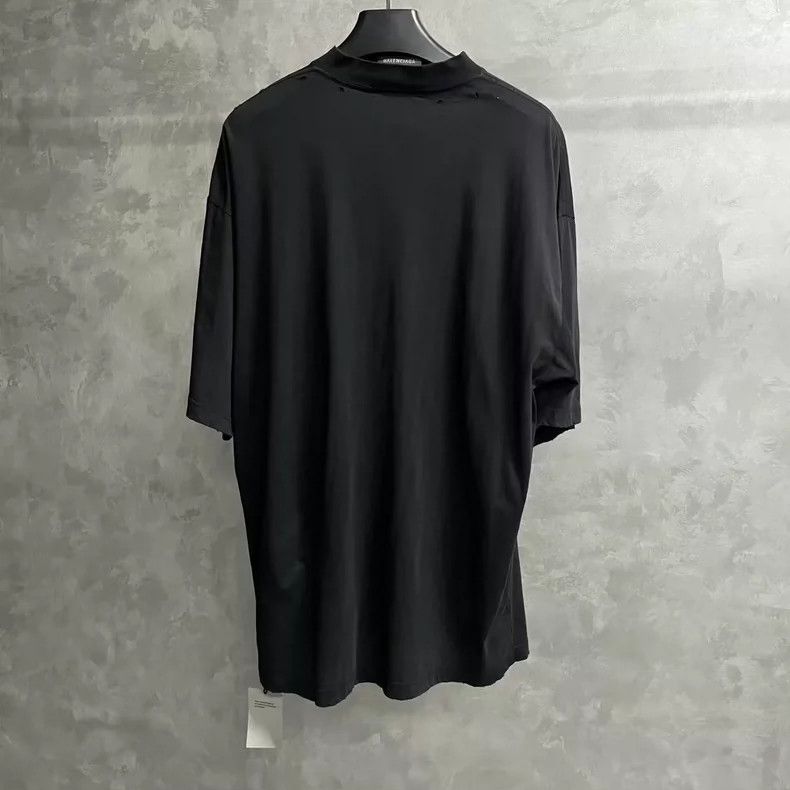 Balenciaga Balenciaga Black monogrammed crewneck short sleeve T-shirt Size US XS / EU 42 / 0 - 2 Thumbnail