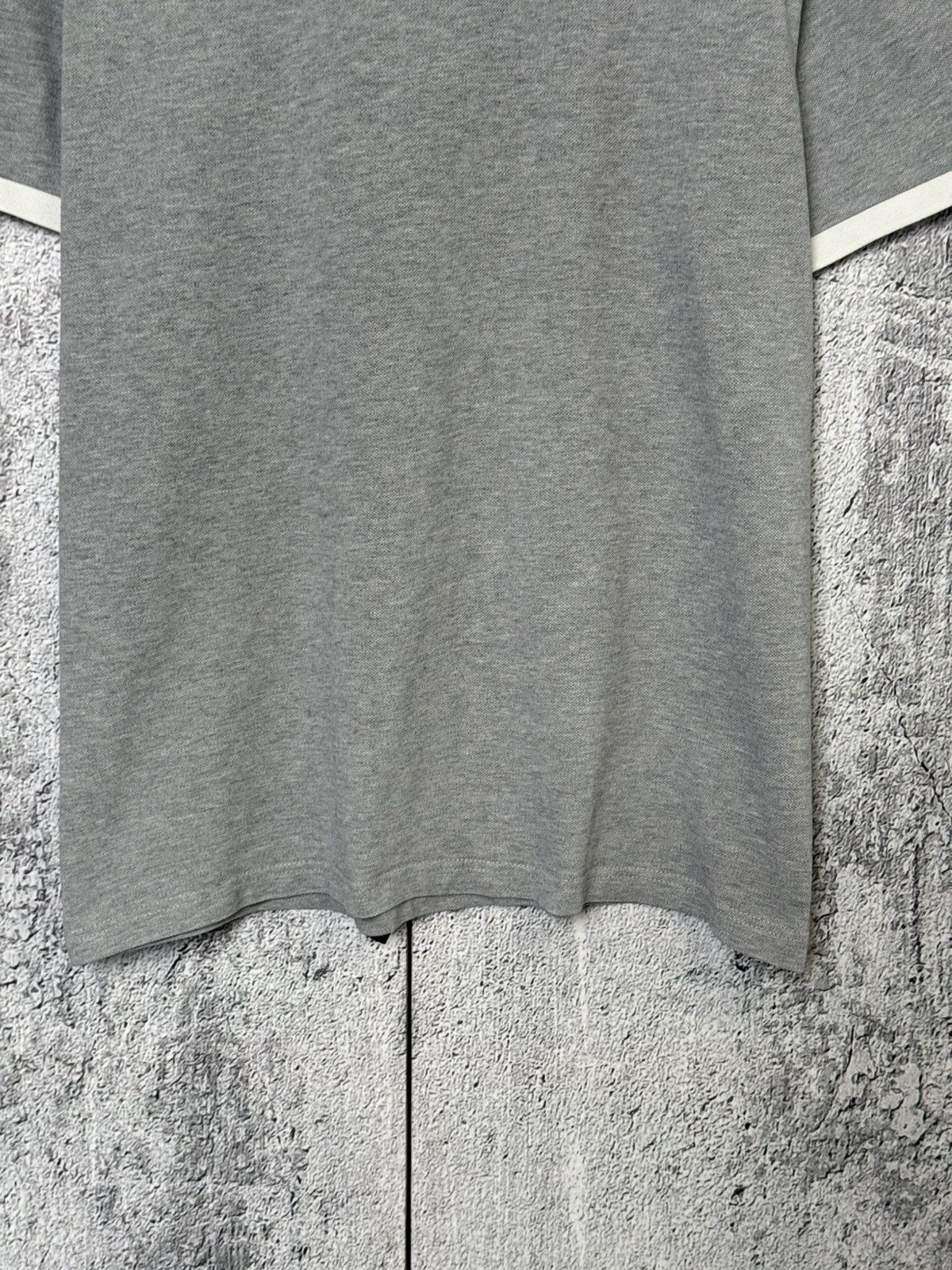 Moncler Moncler Maglia Polo Manica Corta Gray Short Sleeve Shirt Size US XL / EU 56 / 4 - 13 Thumbnail