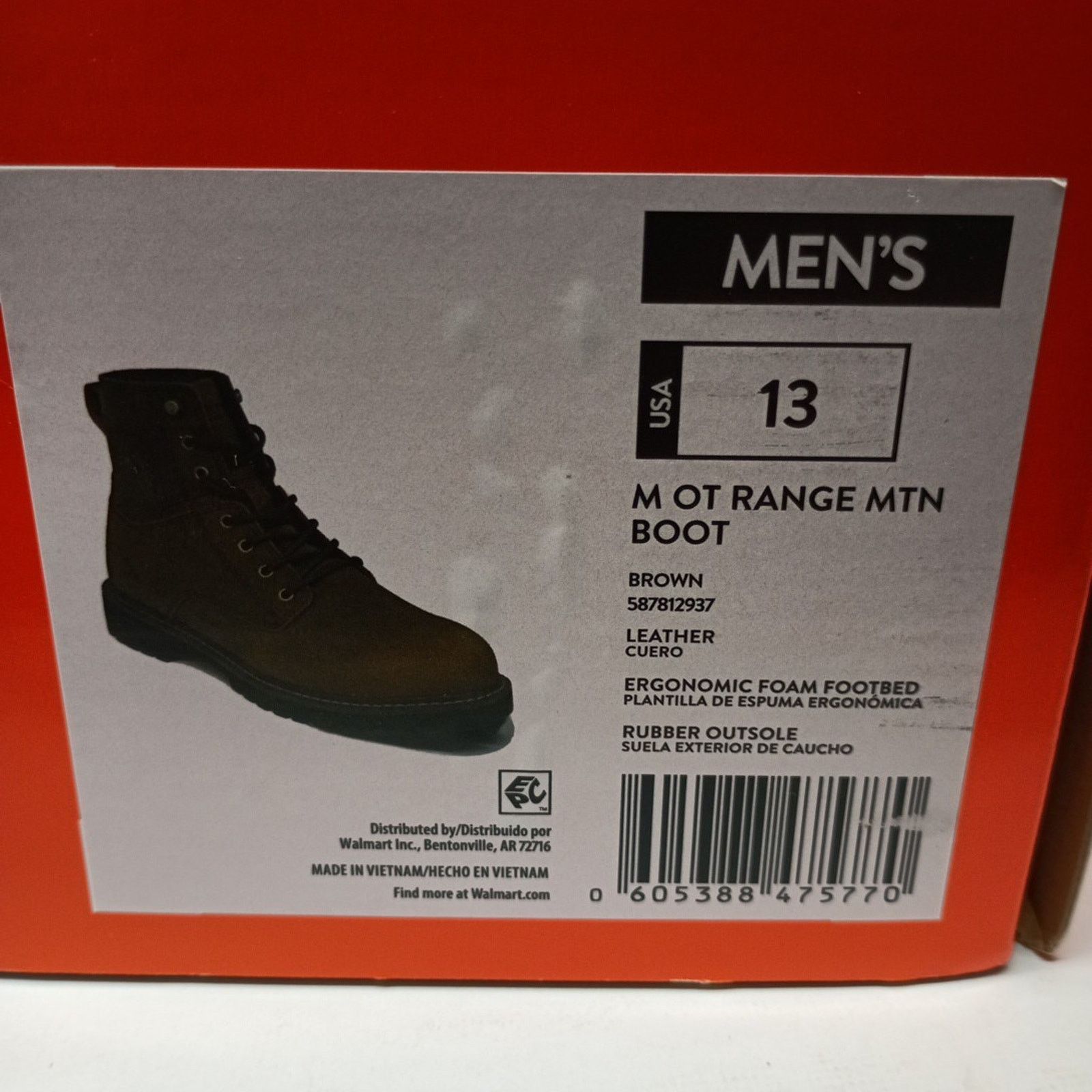 Other Ozark Trail Men's Range Mountain Hiking Boots Size 13 Brown Size US 13 / EU 46 - 9 Thumbnail