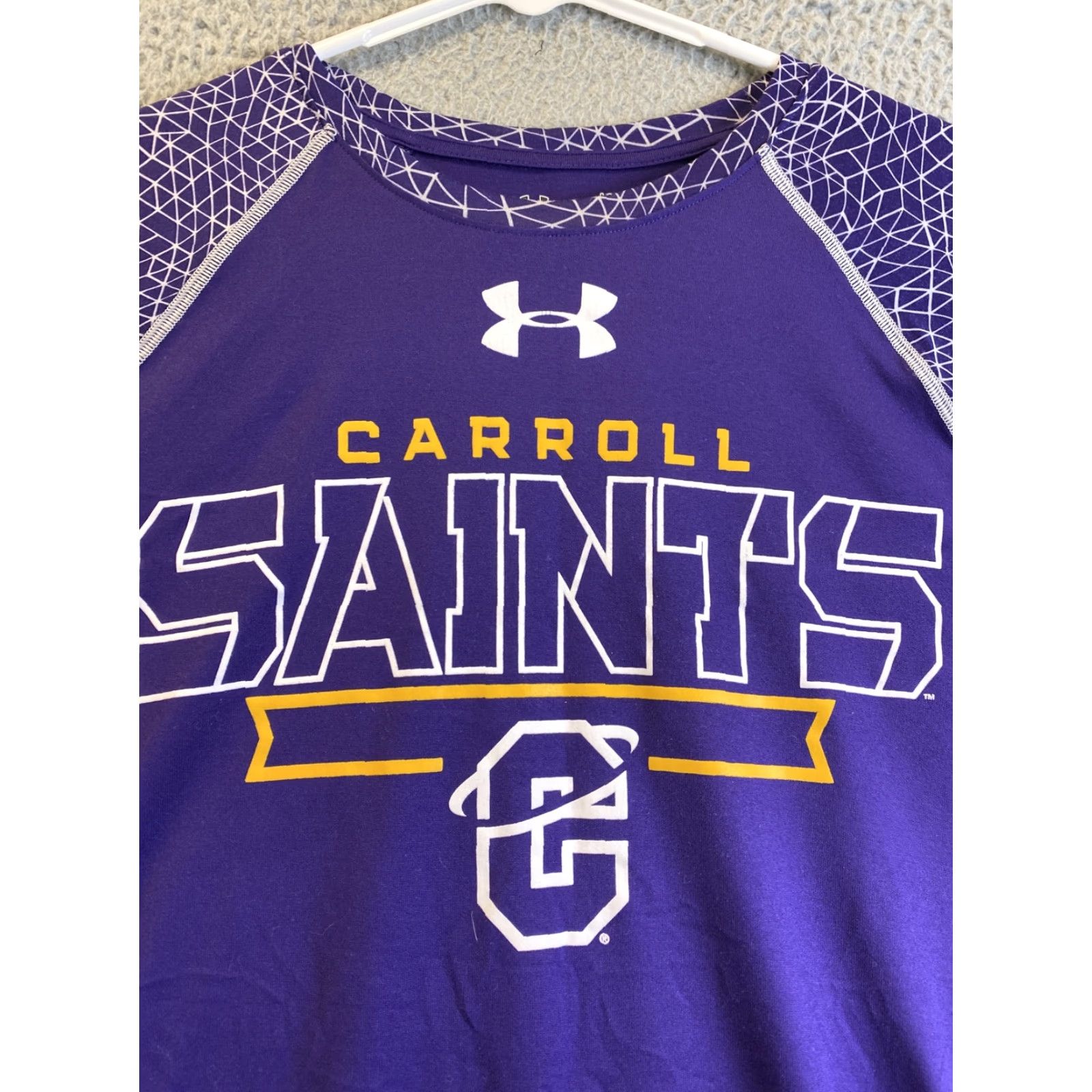 Under Armour Under Armour t shirt Heatgear Men L purple Loose Fit Graphic Crew-Neck /94-12 Size US L / EU 52-54 / 3 - 2 Thumbnail