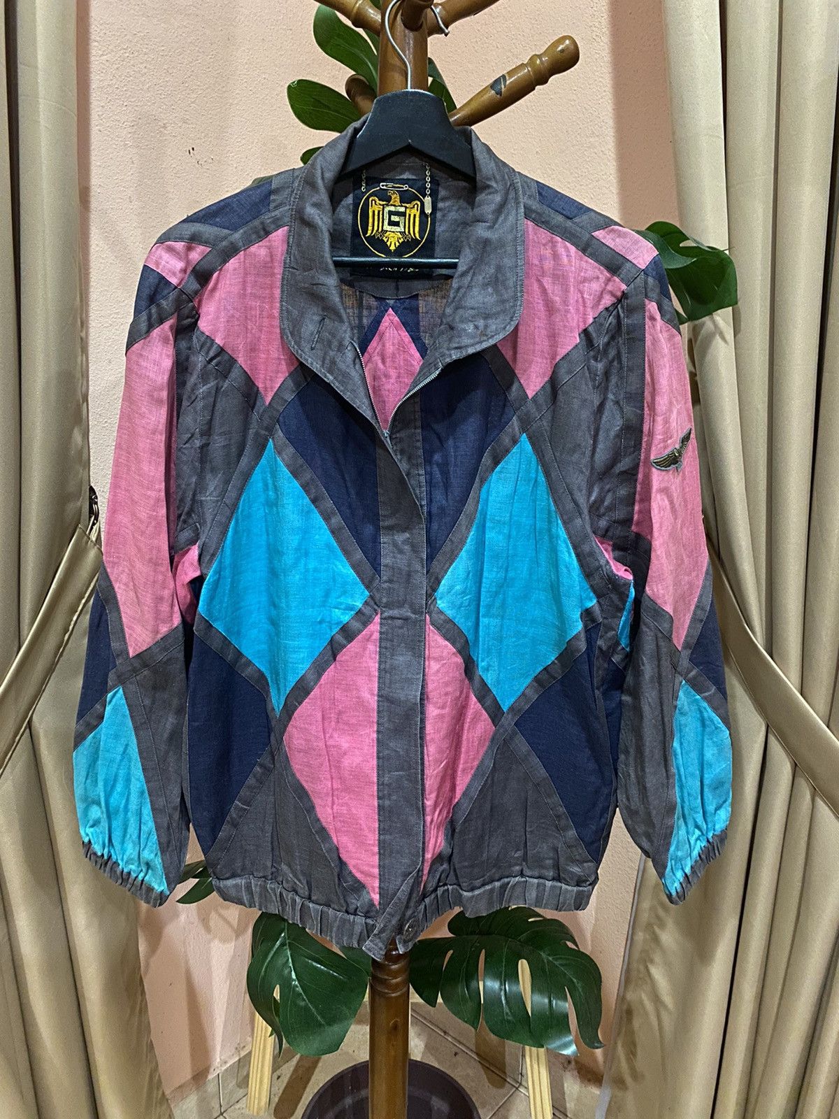 Vintage VINTAGE 80S PSYCHEDELIC AVANT GARDE JACKET Size US M / EU 48-50 / 2 - 2 Thumbnail
