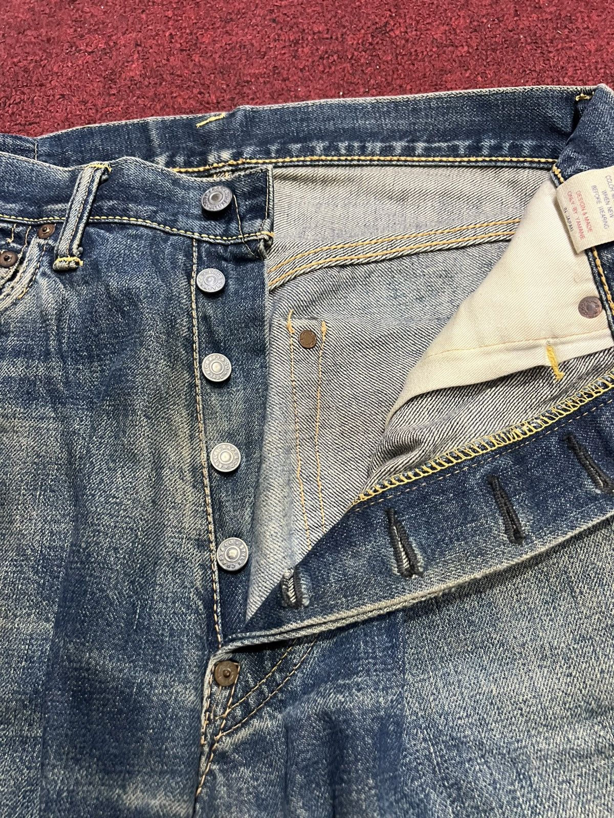 Evisu VTG JAPANESE Men's EVISU NO:2 SELVEDGE Size US 31 - 4 Thumbnail