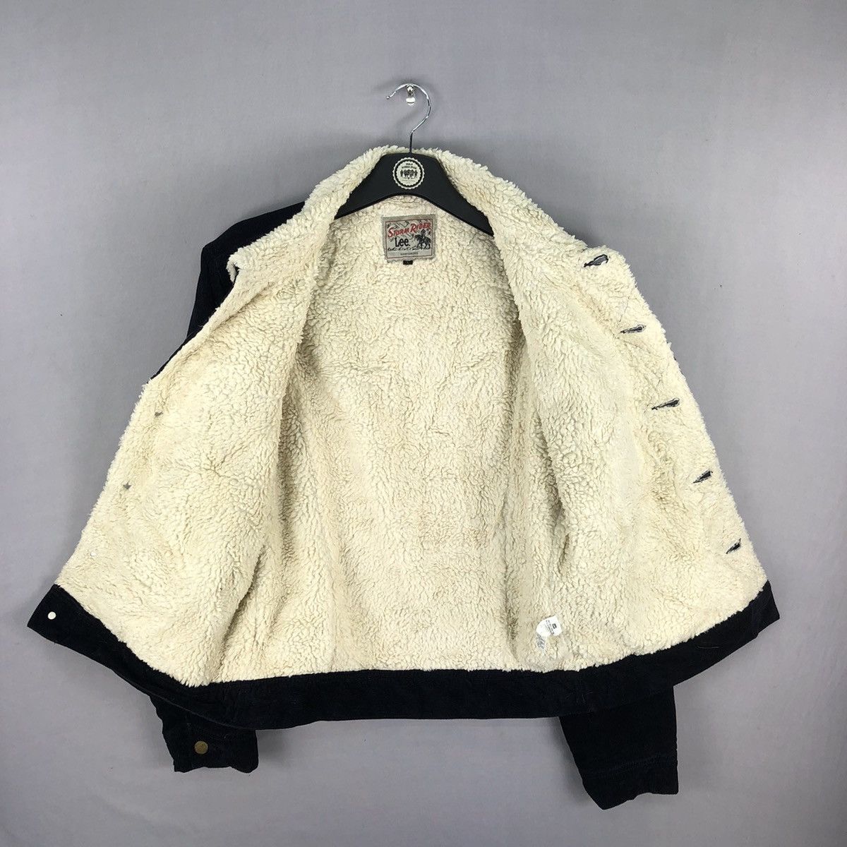 Lee Vintage 90's Lee Storm Rider Corduroy Sherpa Lining Jacket Size US M / EU 48-50 / 2 - 7 Thumbnail