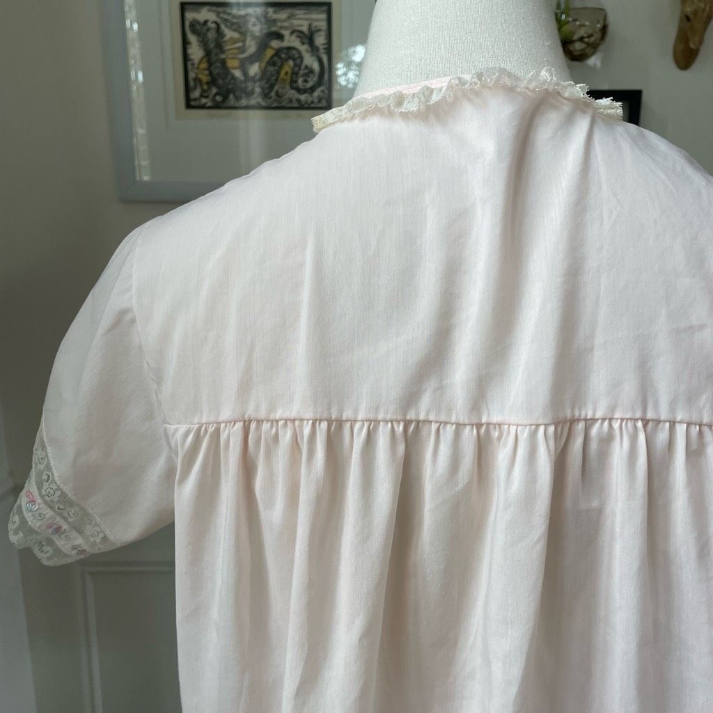 Vintage Vintage Barbizon Pink 2pc Pajama Lounge Set SS Top Pants S Size ONE SIZE - 8 Thumbnail