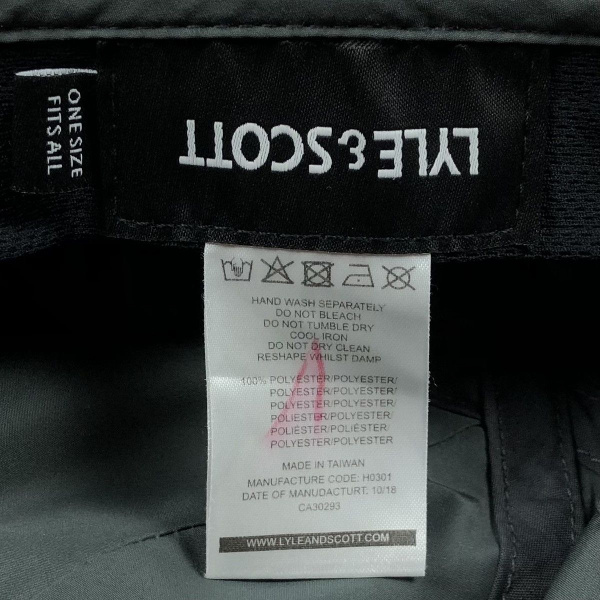 Lyle & Scott Lyle & Scott Tech Golden Eagle Logo Nylon Polyester Grey Cap Size ONE SIZE - 9 Thumbnail