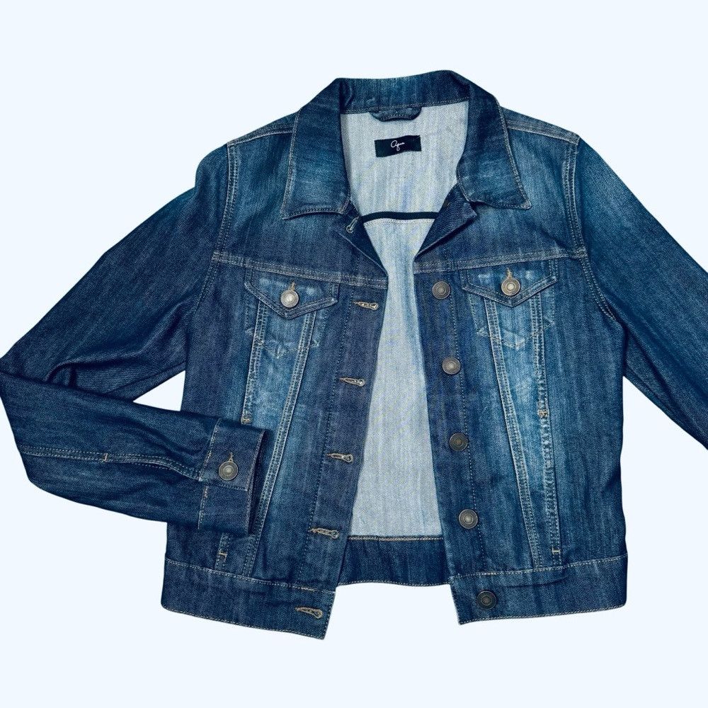 AQUA New Aqua Brianna Denim Blue Jacket Size M Size M / US 6-8 / IT 42-44 - 6 Thumbnail