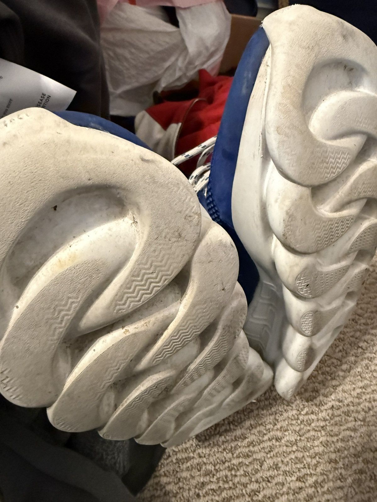 Versace Versace Chain Reaction Mesh Rubber Suede Blue 46 Size US 12 / EU 45 - 20 Thumbnail