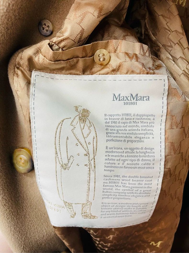 Max Mara Max Mara 101801 Camel Cashmere Coat Size M / US 6-8 / IT 42-44 - 3 Thumbnail