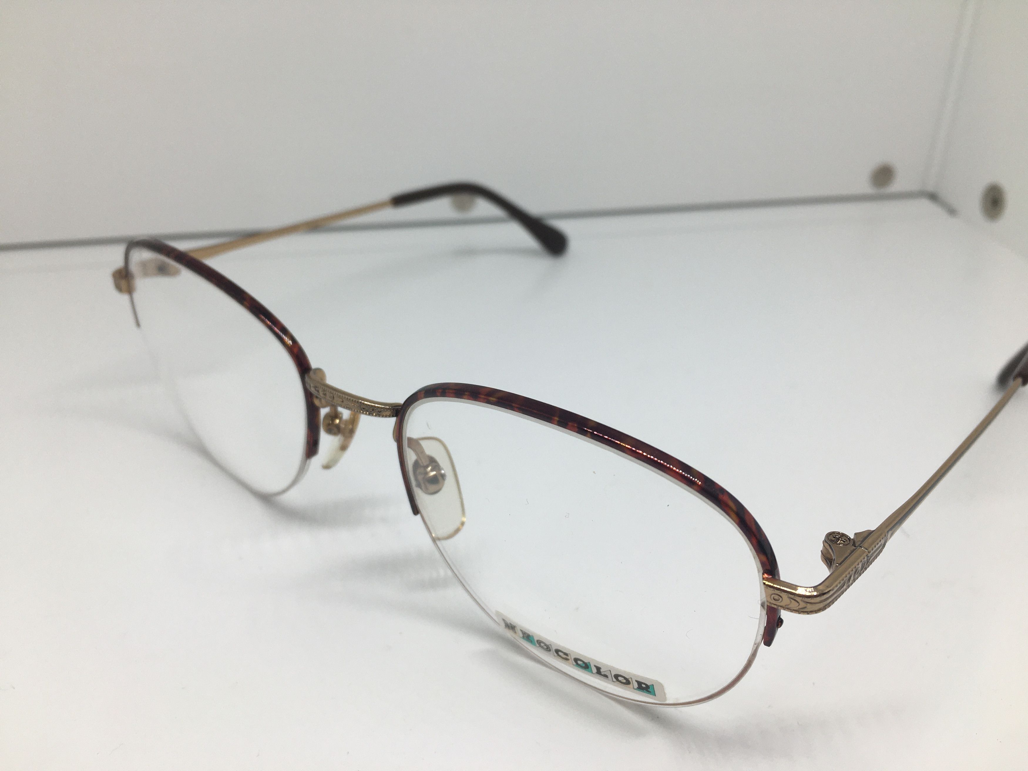 Vintage Vintage Charmant 722 Half Rim RX Eyeglasses Frame Size ONE SIZE - 1 Thumbnail