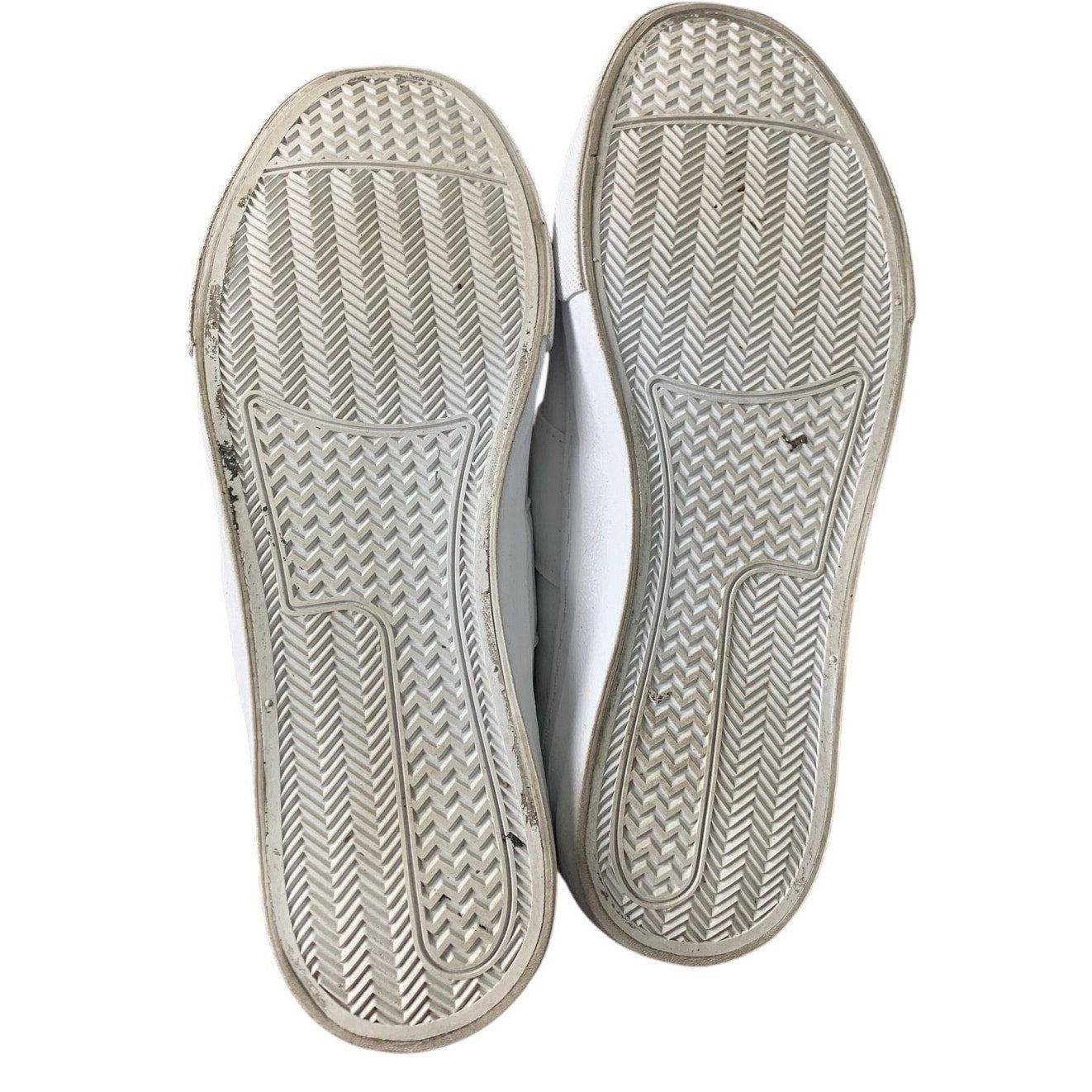 Other Adokoo Women's Size 7.5 White Faux Leather Low Top Sneakers Size US 7.5 / IT 37.5 - 7 Thumbnail