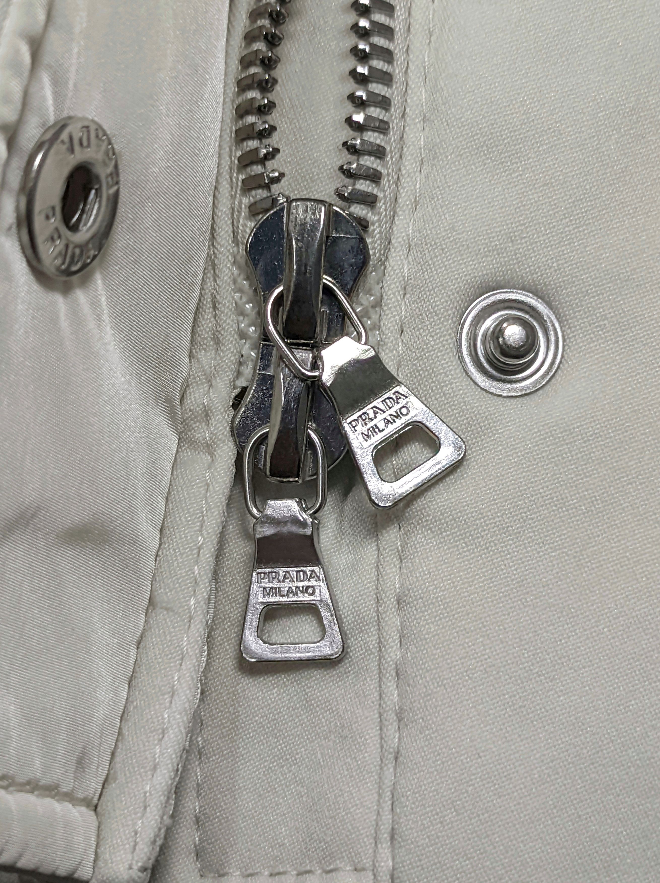 Prada Prada White Womens Jacket Size S / US 4 / IT 40 - 3 Thumbnail