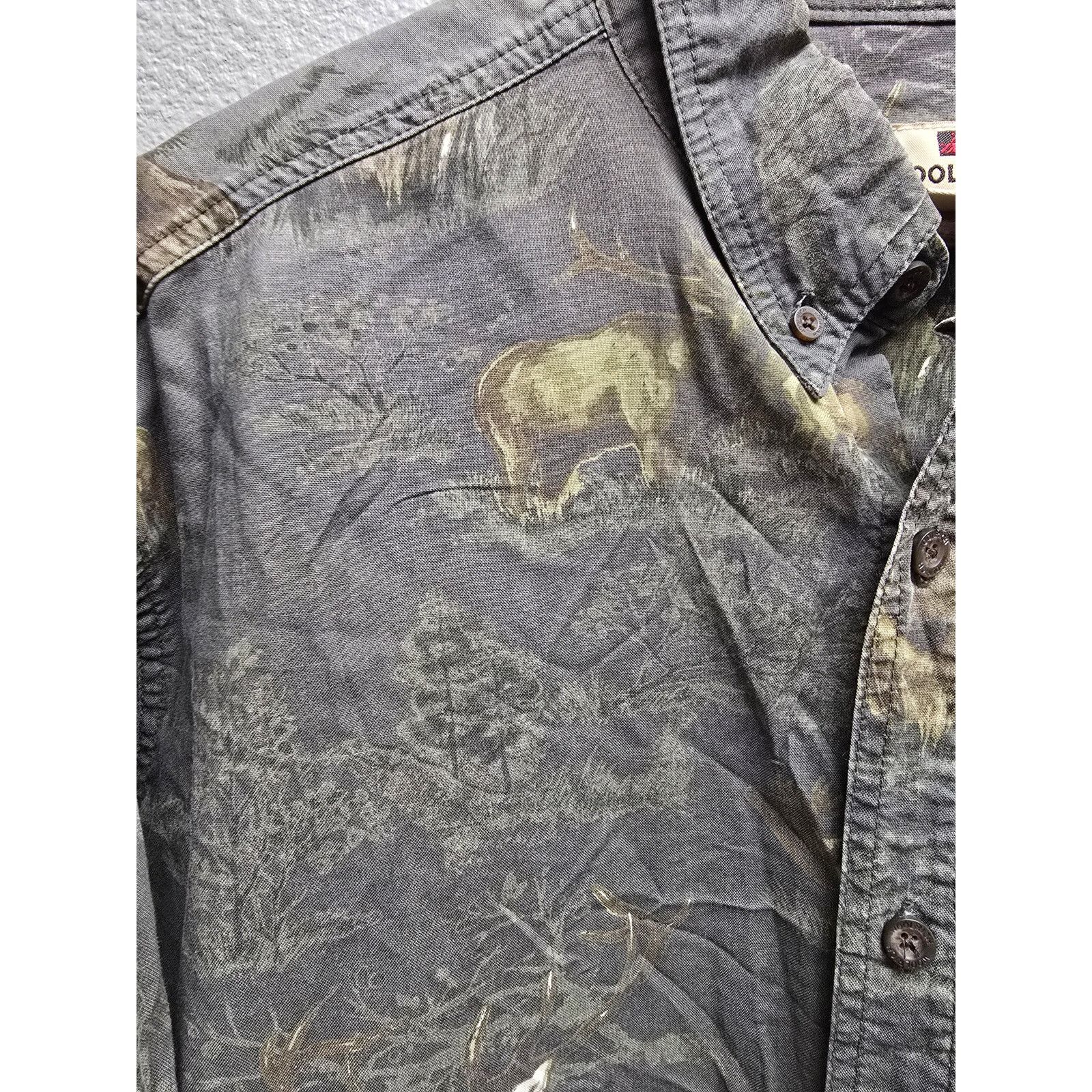 Woolrich Woolen Mills Woolrich Camo Button-Up Shirt Men’s Large Extra Large Size US XL / EU 56 / 4 - 2 Thumbnail