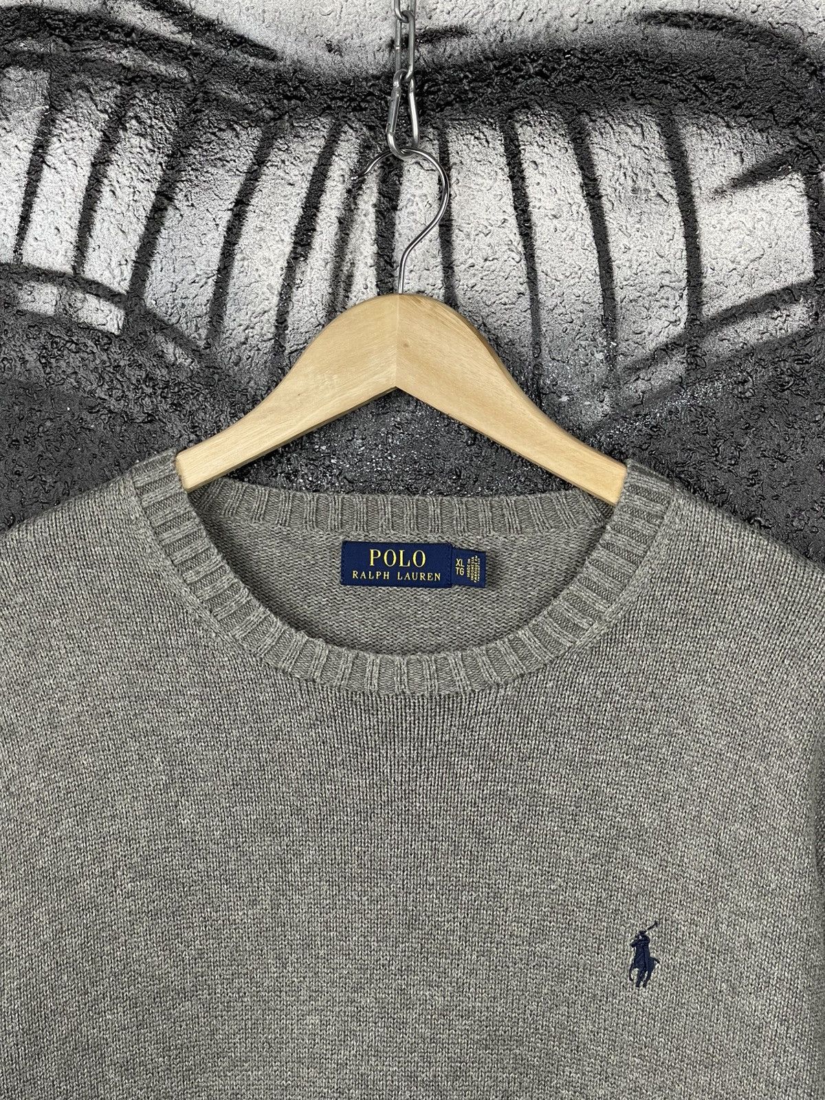 Polo Ralph Lauren Polo Ralph Lauren Grey Knitted Sweater Mens Size XL Size US XL / EU 56 / 4 - 5 Thumbnail