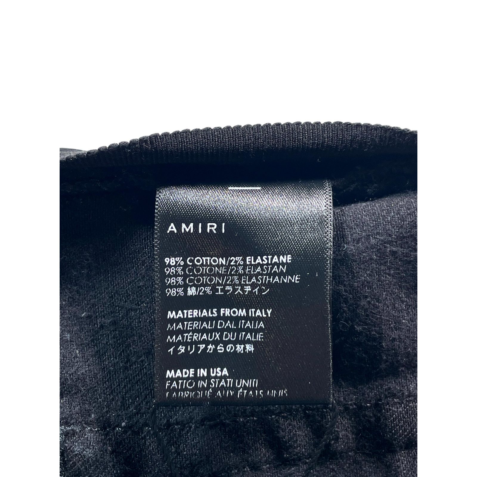 Amiri Amiri Plain Thrasher Black Wash Jeans Size US 33 - 5 Thumbnail