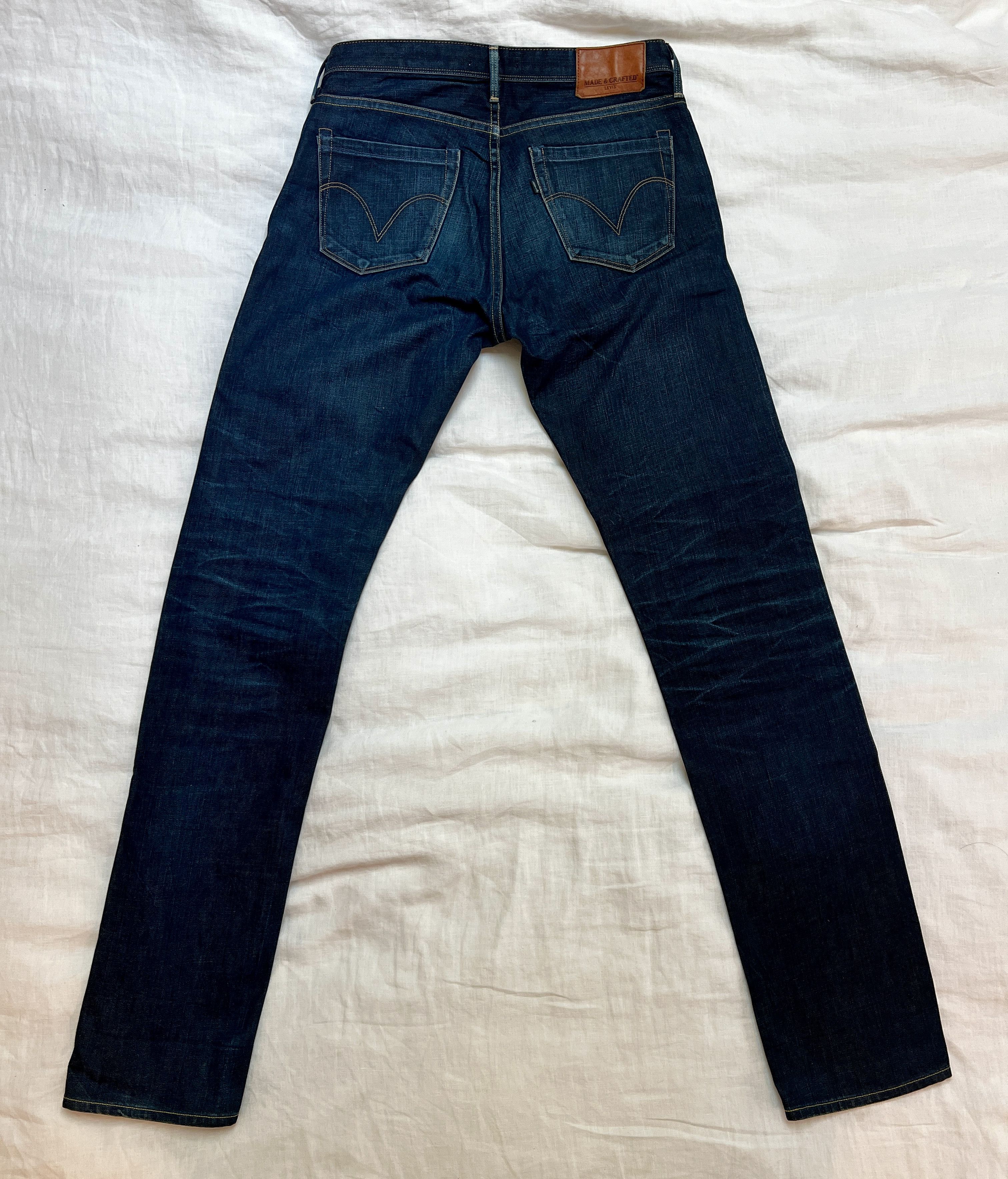 Levi's Made & Crafted Levi’s Made & Crafted 30/34 Navy Blue Denim Jeans Size US 30 / EU 46 - 4 Thumbnail