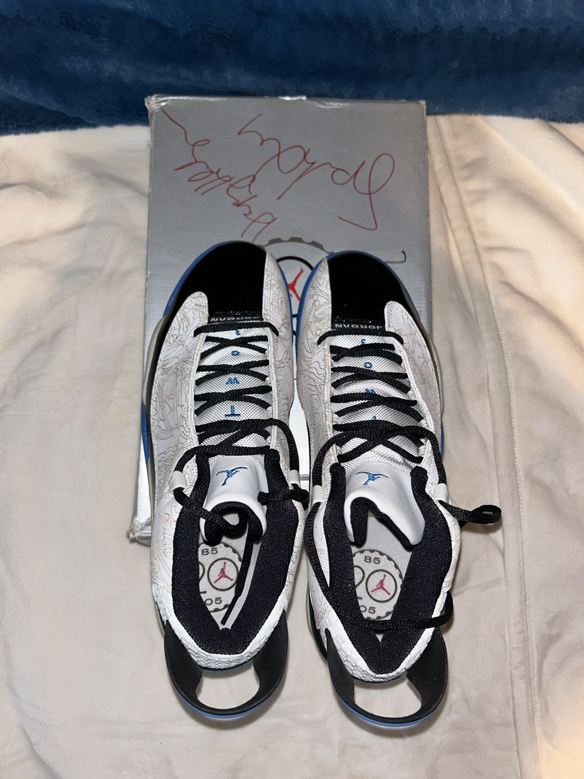Jordan Brand Air Jordan Dub-Zero (2005) Spike Lee Signed Box Size US 12 / EU 45 - 8 Thumbnail