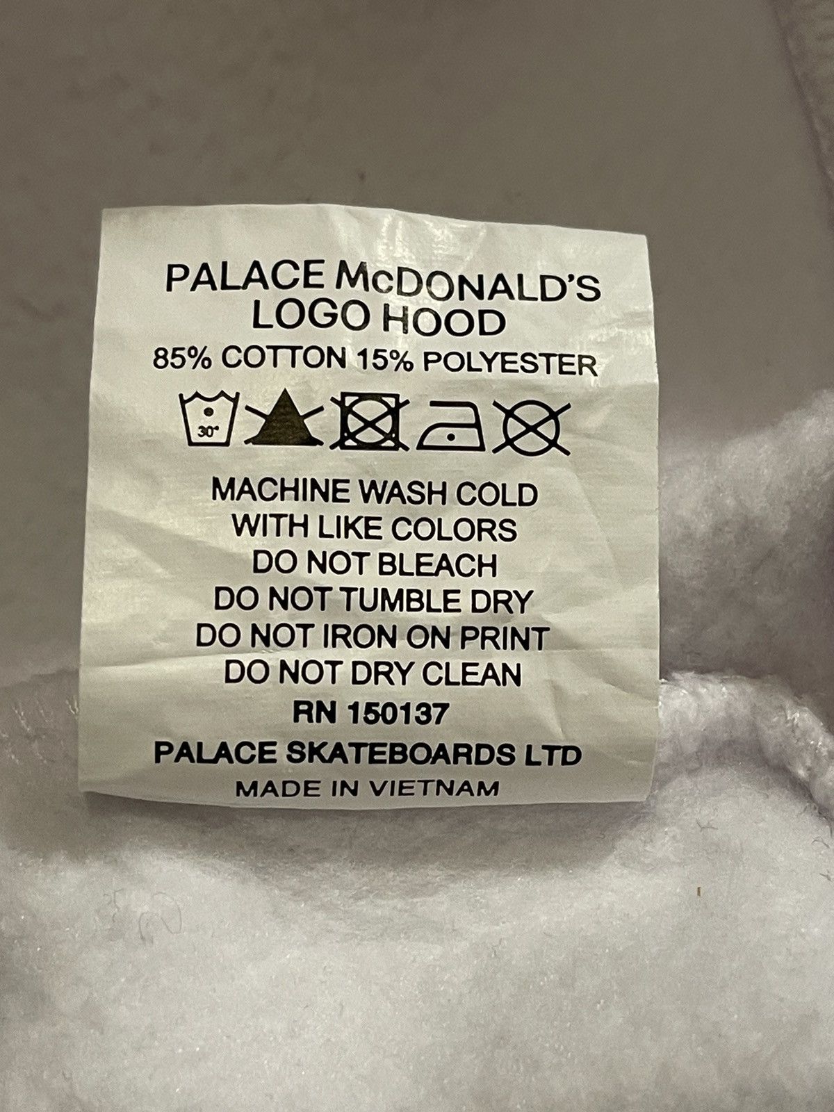 Palace PALACE x Mc Donalds Hoodie XL Size US XL / EU 56 / 4 - 7 Thumbnail