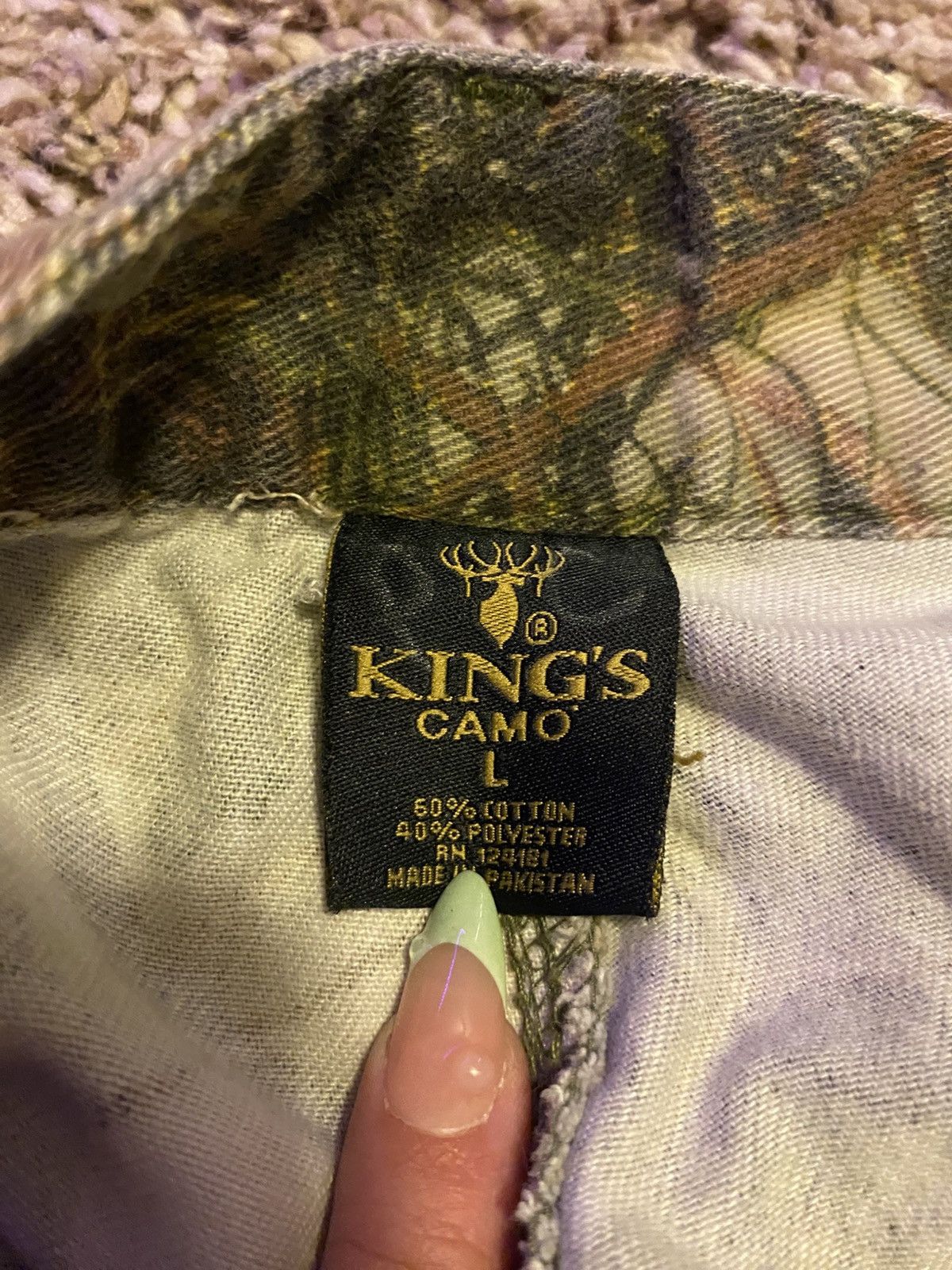 Other Kings Camo cargo like pants Size US 36 / EU 52 - 7 Thumbnail