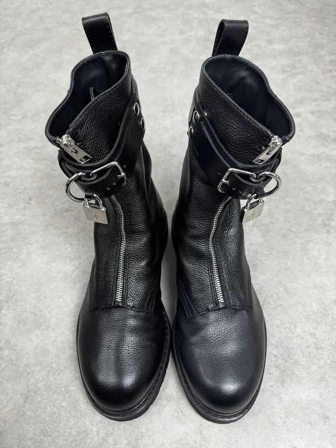 JW Anderson J.W. Anderson Black Ultra Zip Ankle Leather Boots Size US 8 / EU 41 - 3 Thumbnail
