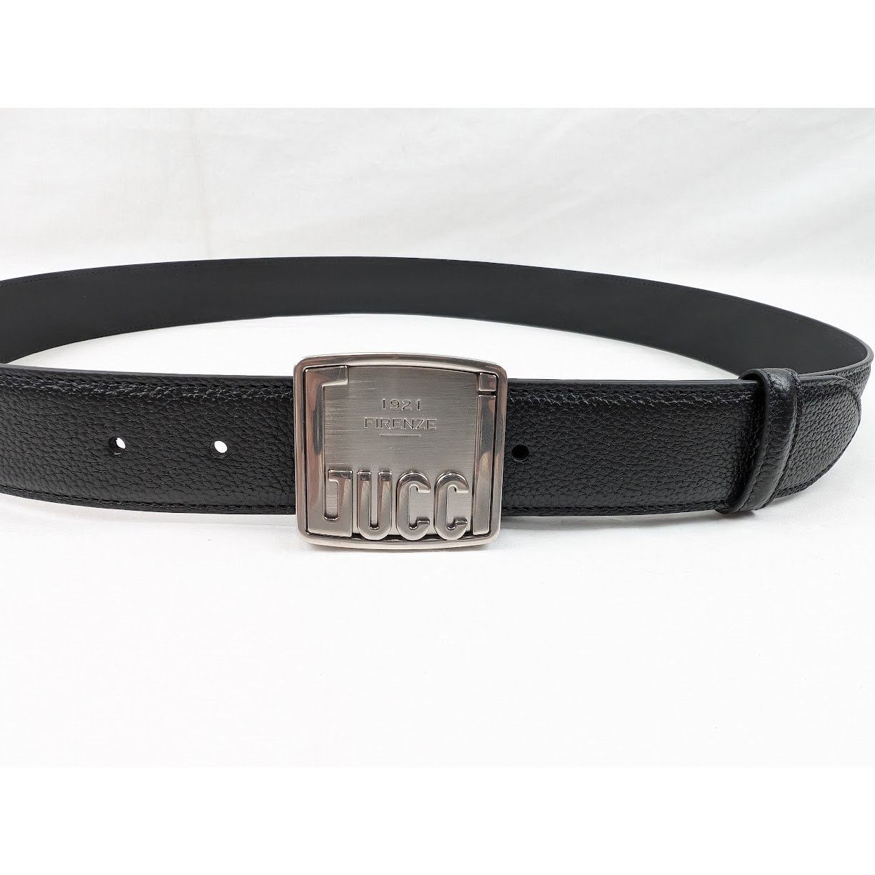 Gucci o1rshd1 Size: 105 CM / Logo Plate Belt in Black Size 42 - 9 Thumbnail
