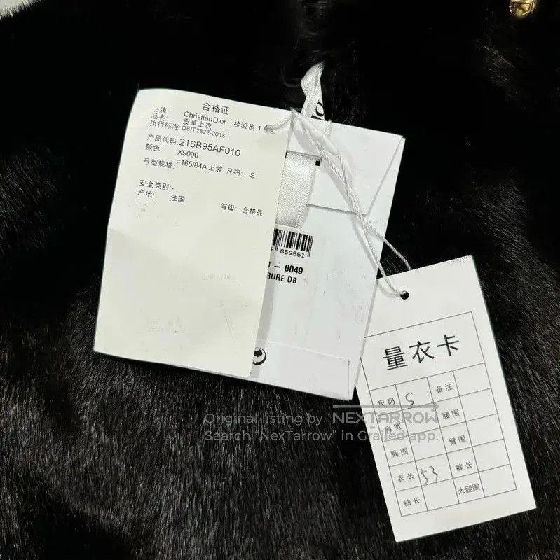 Dior Dior Black Faux Fur Women's Jacket . Size S / US 4 / IT 40 - 4 Thumbnail