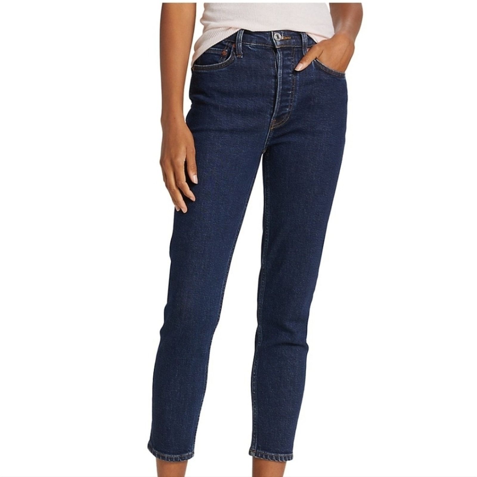 RE/DONE Re/Done-90's High Rise ankle crop Size 27" / US 4 / IT 40 - 1 Thumbnail