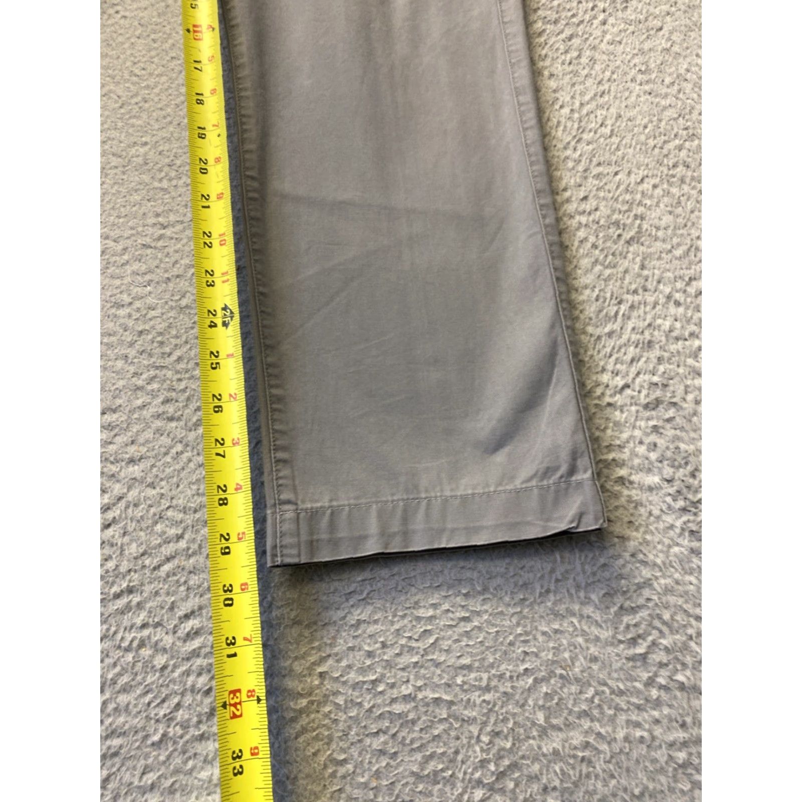 Bonobos Bonobos Chino Pants Men's 31x30 Straight Fit Gray Cotton Button Zip Casual Pants 31 30 Gray Size US 31 - 4 Thumbnail