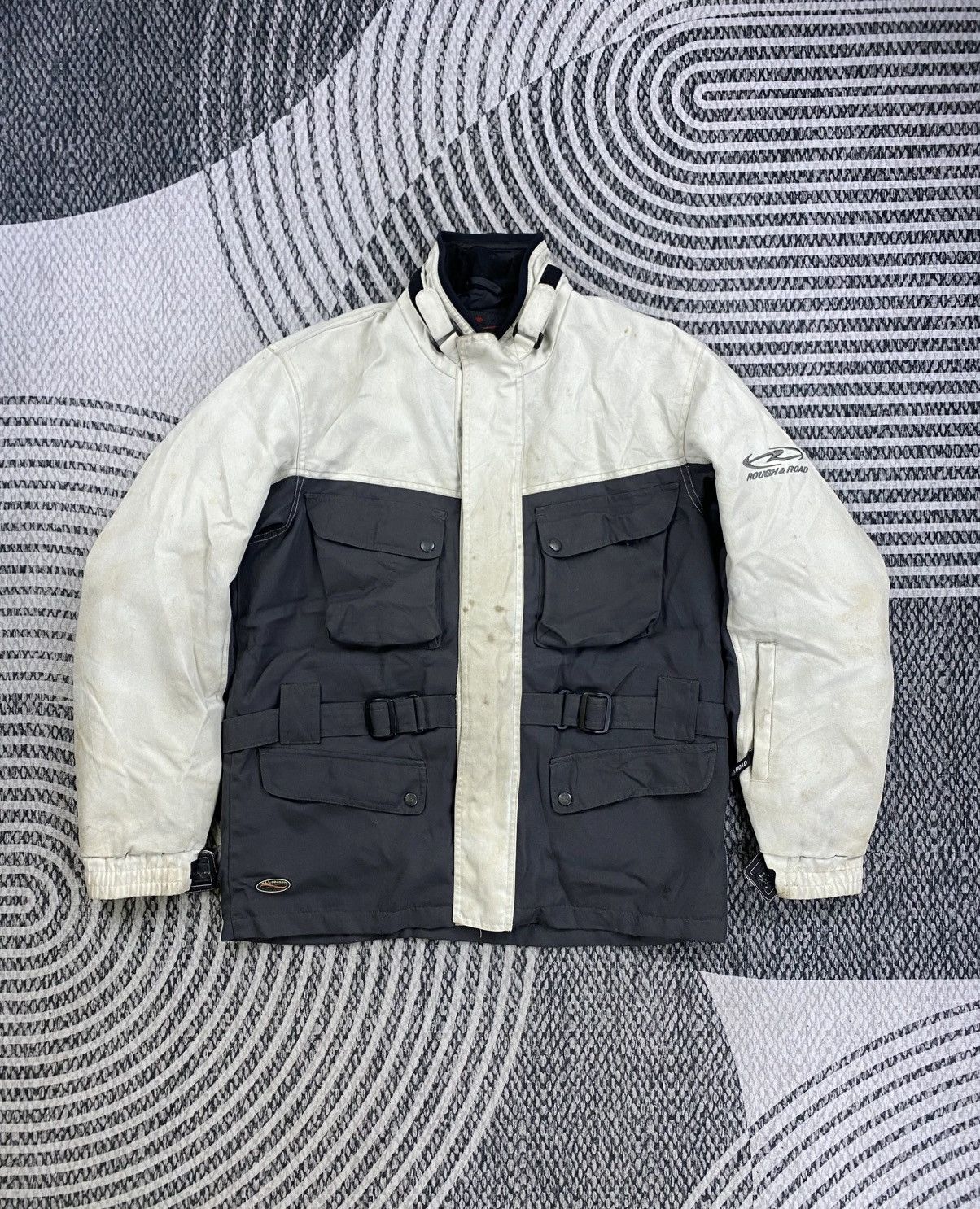 Japanese Brand Vintage Rough & Road Motorsport Racing Jacket Size US L / EU 52-54 / 3 - 1 Thumbnail